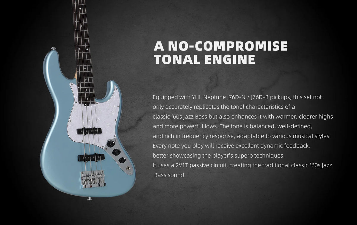 Keipro KJB-Standard-R MIB Bass Guitar