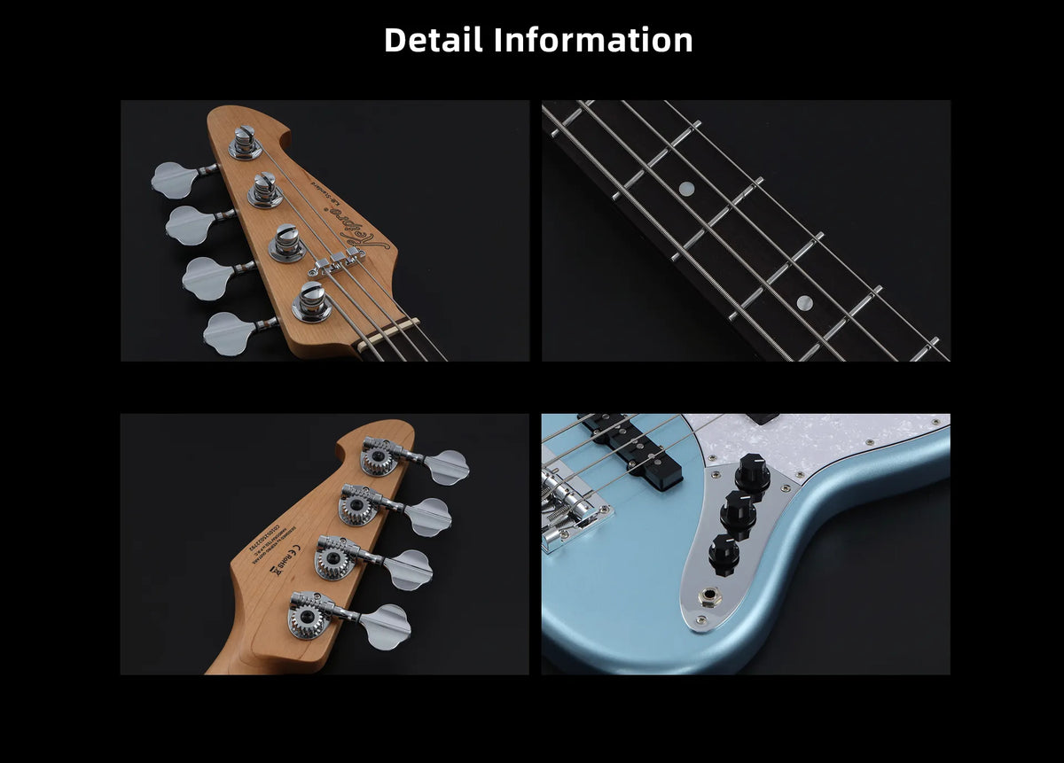 Keipro KJB-Standard-R OW Bass Guitar