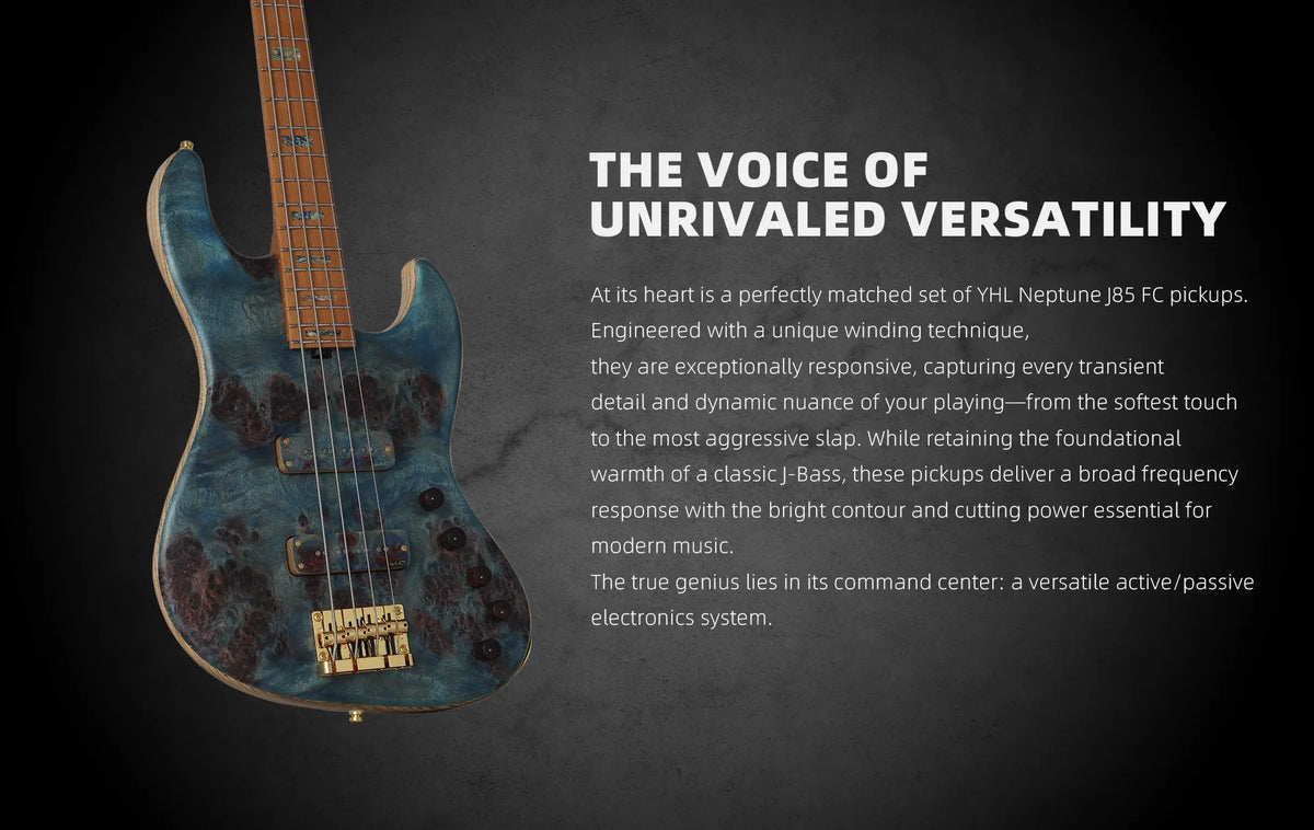 Keipro KJBM-Custom Premium-B Bass Guitar