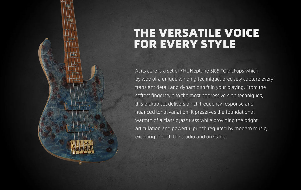 Keipro KJBM5-Custom Premium-B Bass Guitar