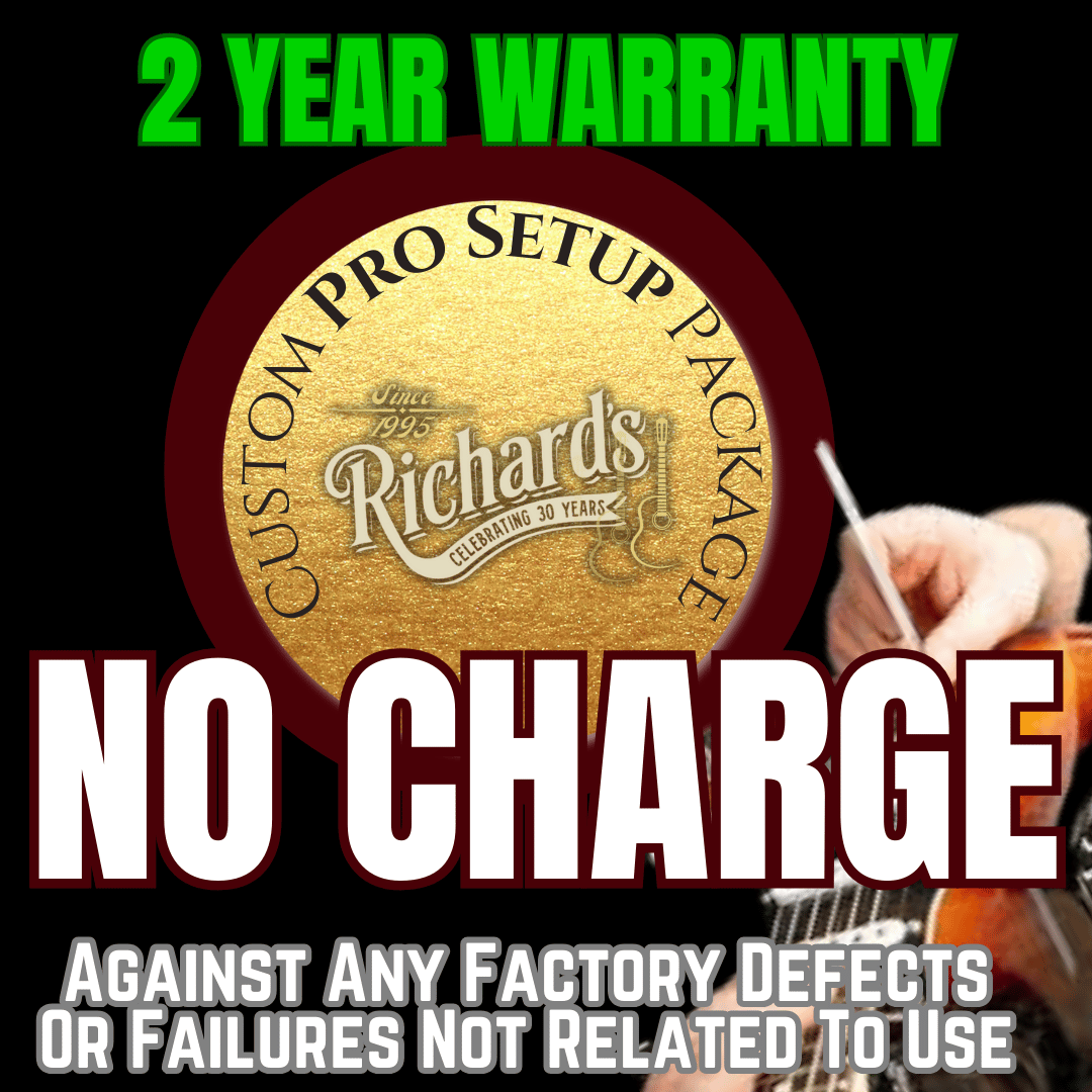 Custom Pro Setup & Follow Up Service Package Worth £200 (Available With NEW Guitar Purchases), Pro Guitar Setup for sale at Richards Guitars.