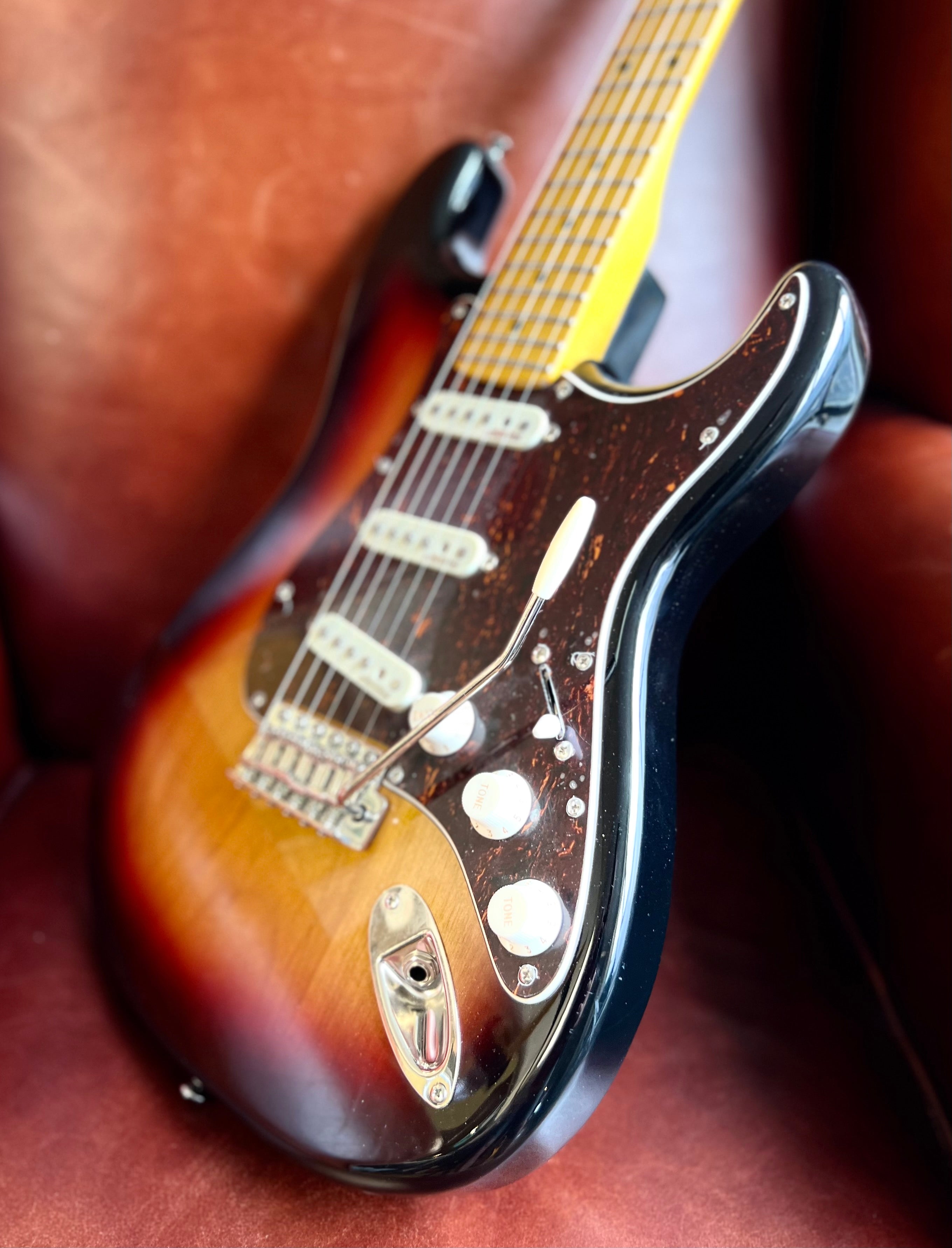 Vintage V6M ReIssued Electric Guitar ~ Sunburst, Electric Guitar for sale at Richards Guitars.