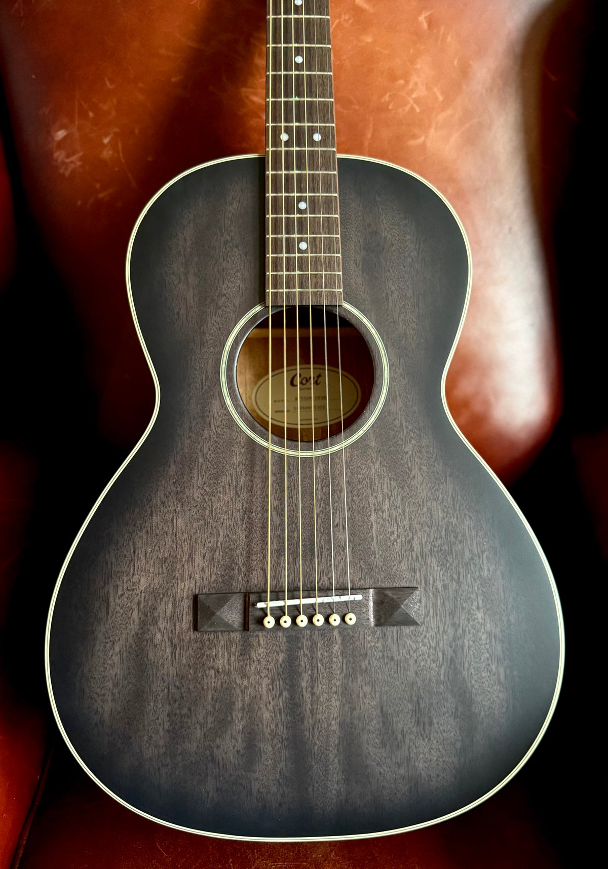 Cort AP550M OPBK Parlor Guitar  Inc. Pro Setup & Gig Bag. Wonderful Small Body Acoustic (Copy)