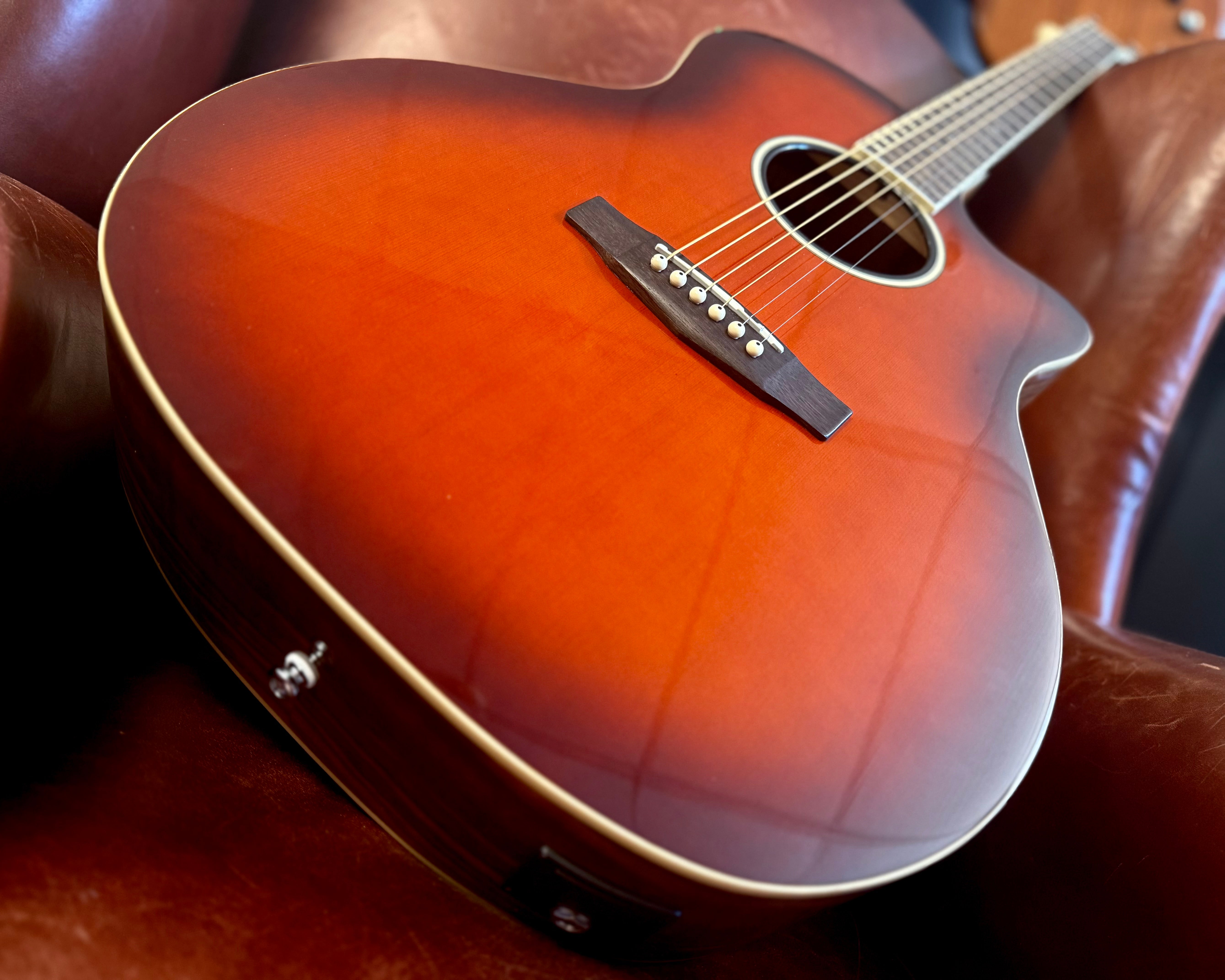 Cort Exotic GA Walnut Electro Acoustic Guitar w'Solid Spruce Top