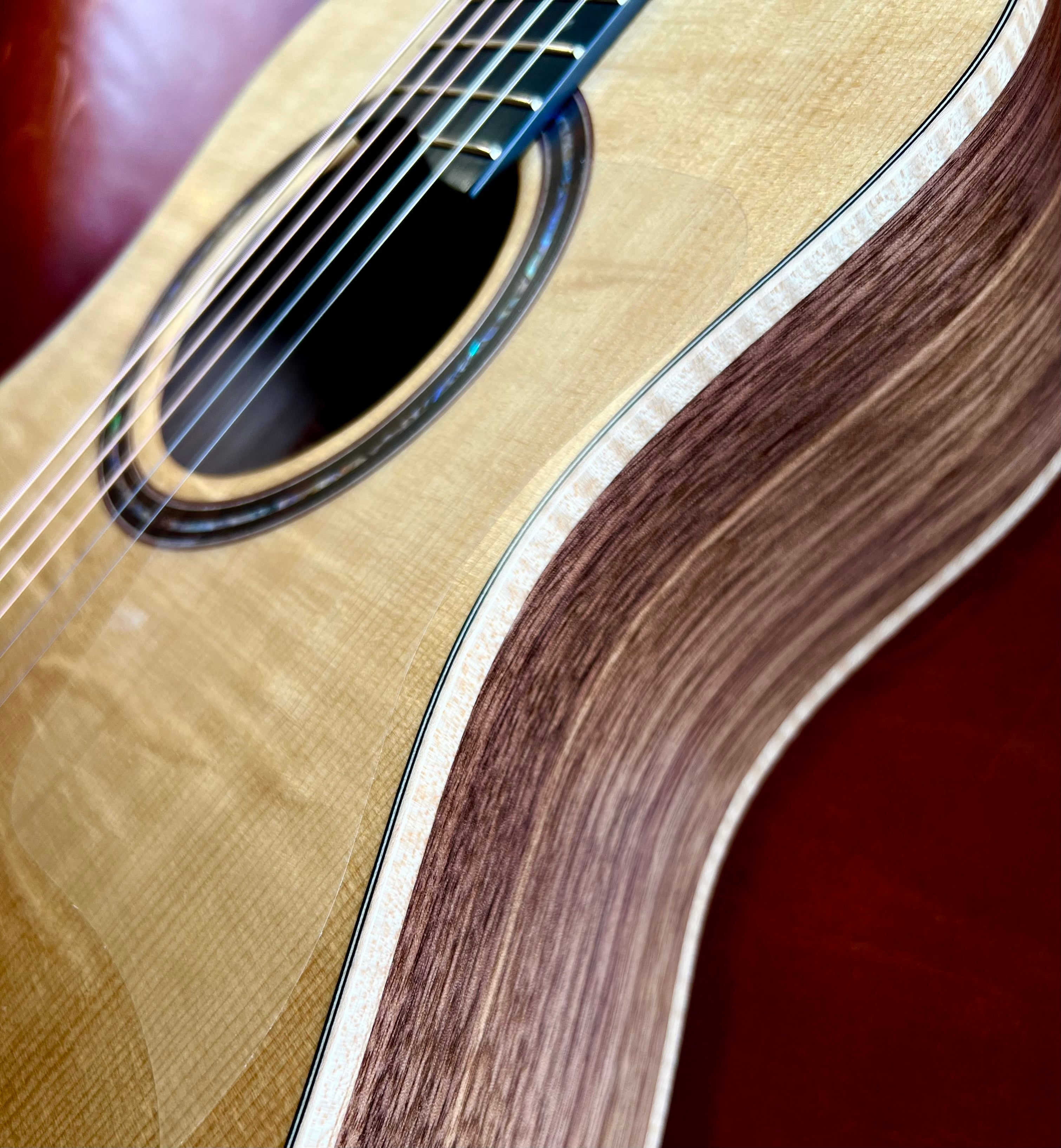 Dowina Walnut BV Deluxe Torrified Swiss Moon Spruce W' Semi Gloss Finish, Acoustic Guitar for sale at Richards Guitars.