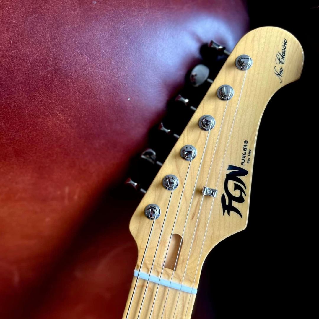 FGN Neoclassic TE 100M Ash Thinline White Blonde, Electric Guitar for sale at Richards Guitars.