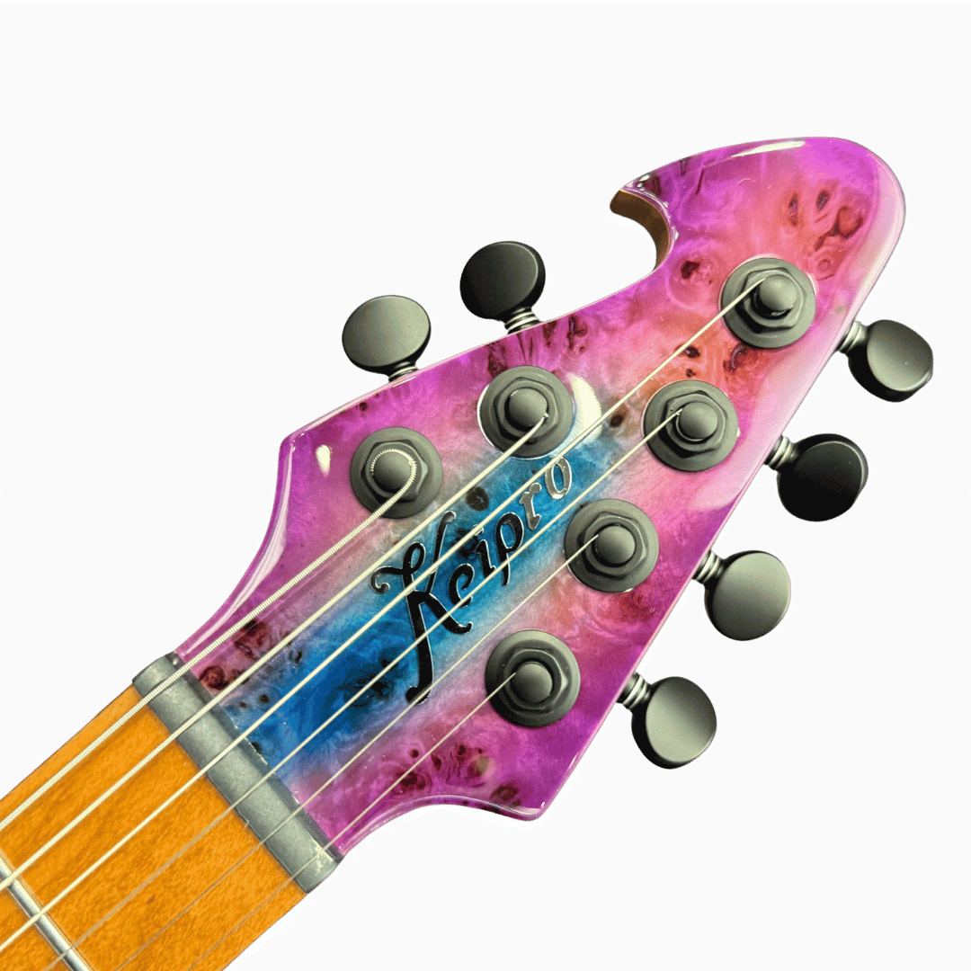 Keipro X-S6-B H.H Purple/Blue Electric Guitar