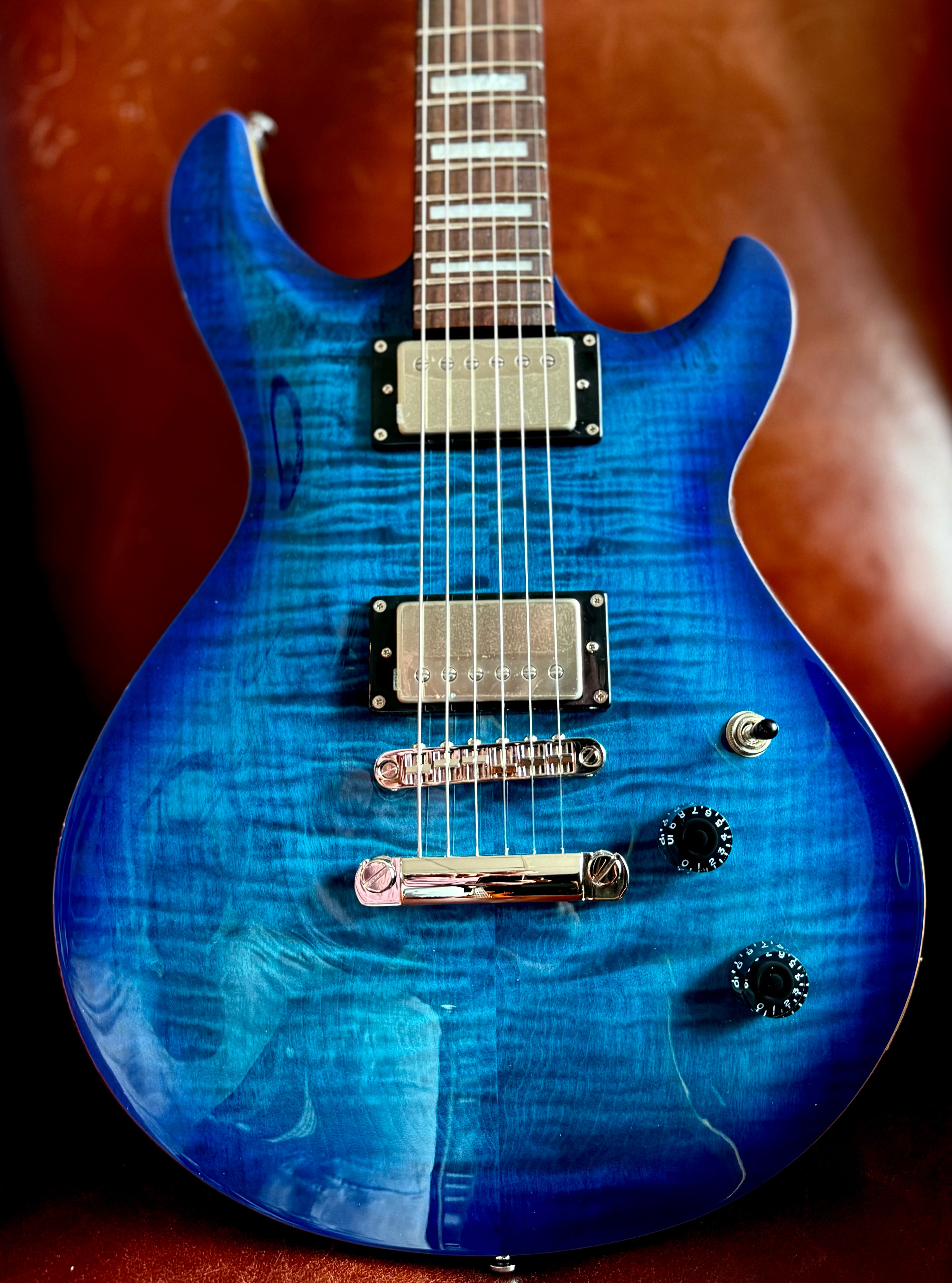 Cort M600BB Blue Burst.  Awesome Set Neck Electric Guitar For PRS Lovers. Top Recommendation.