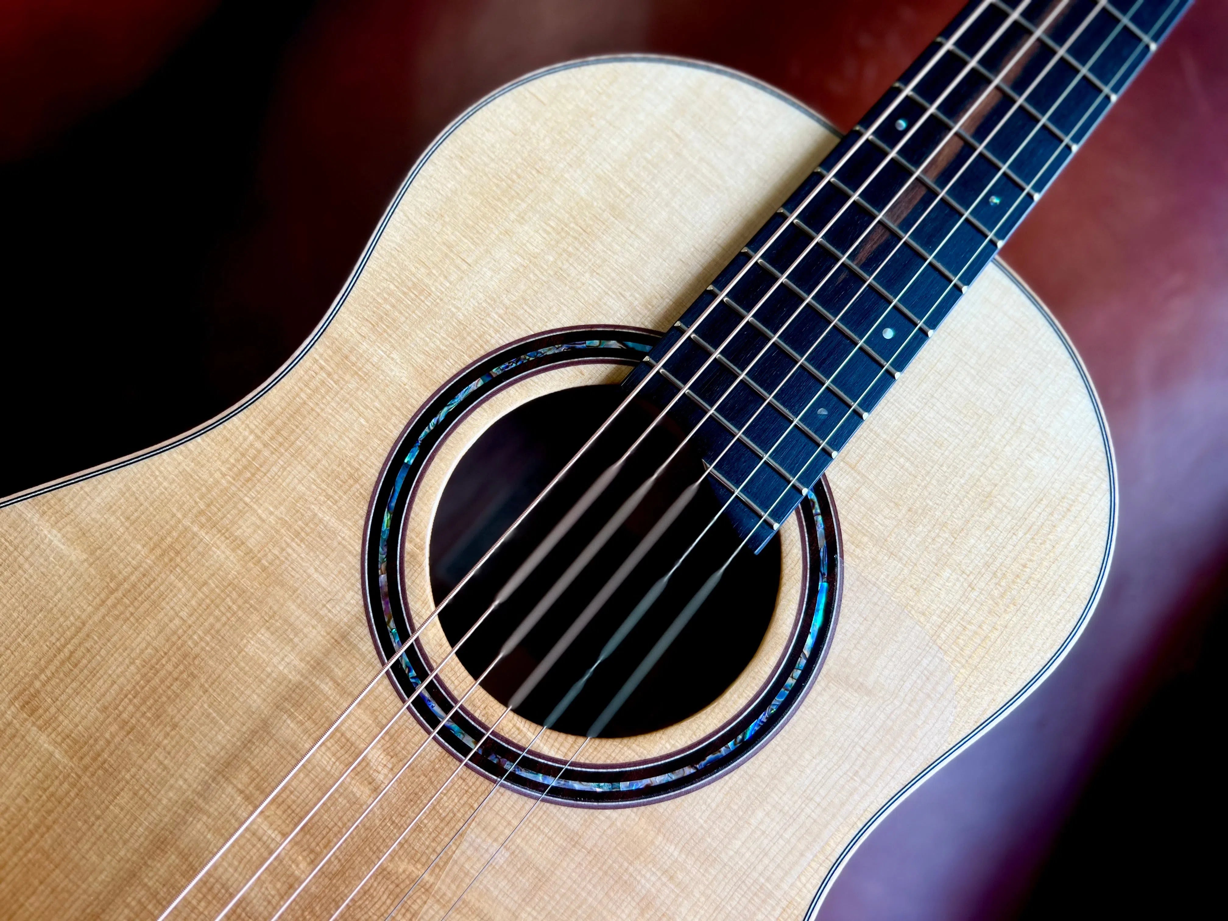 Dowina Walnut BV Deluxe Torrified Swiss Moon Spruce, Acoustic Guitar for sale at Richards Guitars.