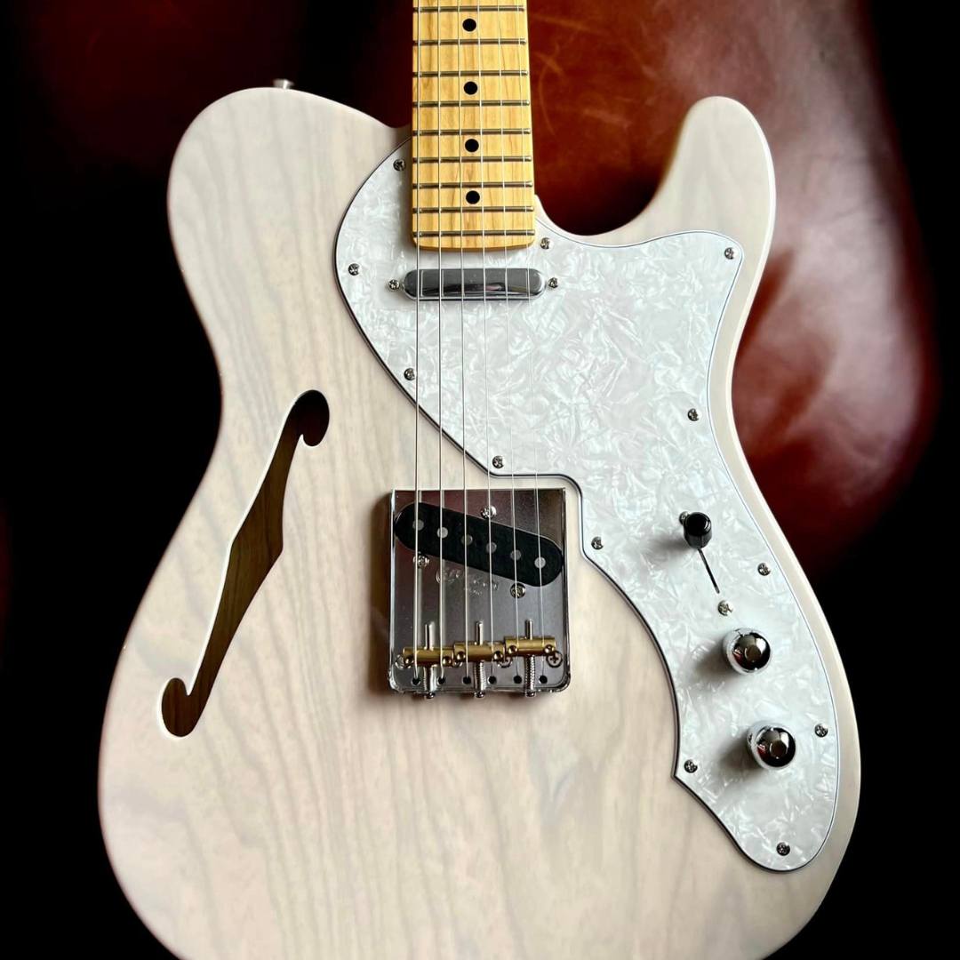 FGN Neoclassic TE 100M Ash Thinline White Blonde, Electric Guitar for sale at Richards Guitars.