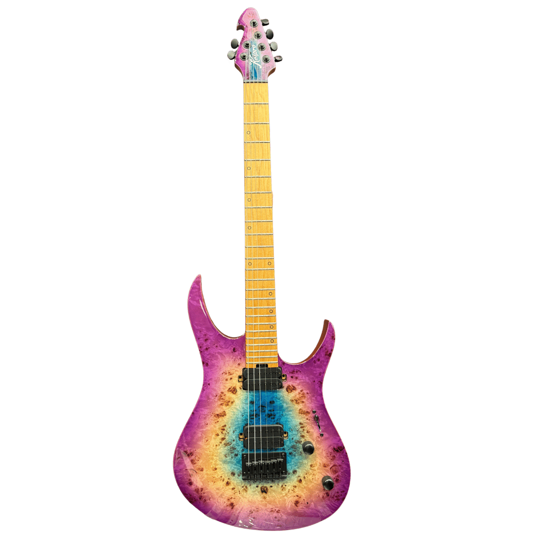 Keipro X-S6-B H.H Purple/Blue Electric Guitar