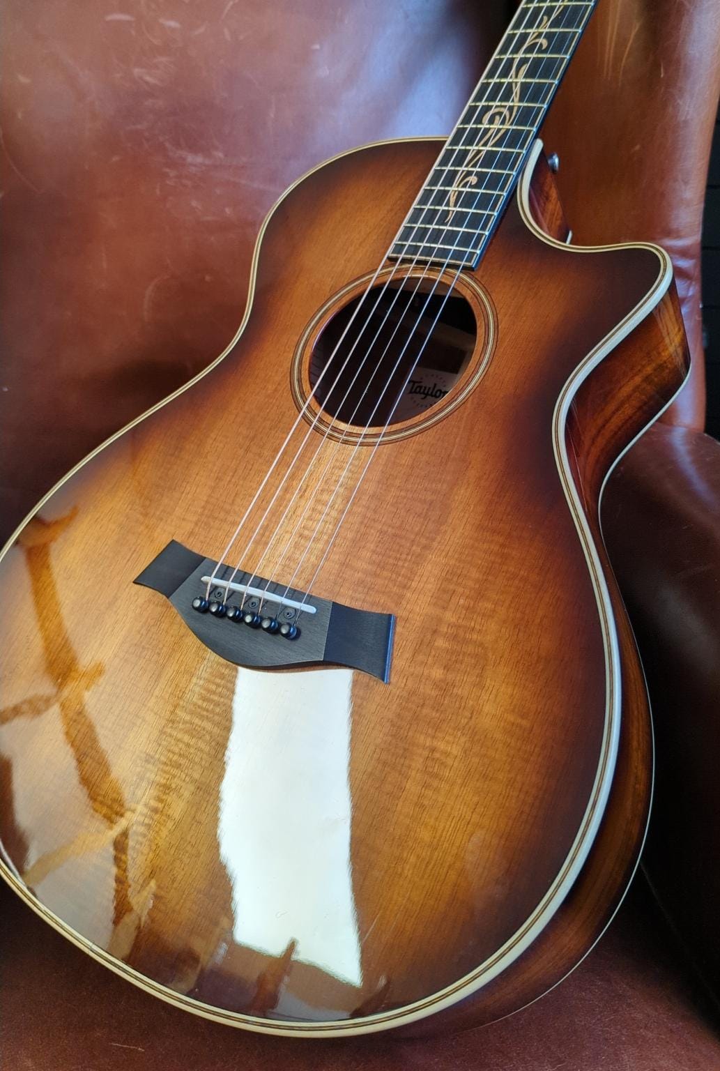 Taylor K22ce All Koa Concert Size Electro-Acoustic (used), Electro Acoustic Guitar for sale at Richards Guitars.