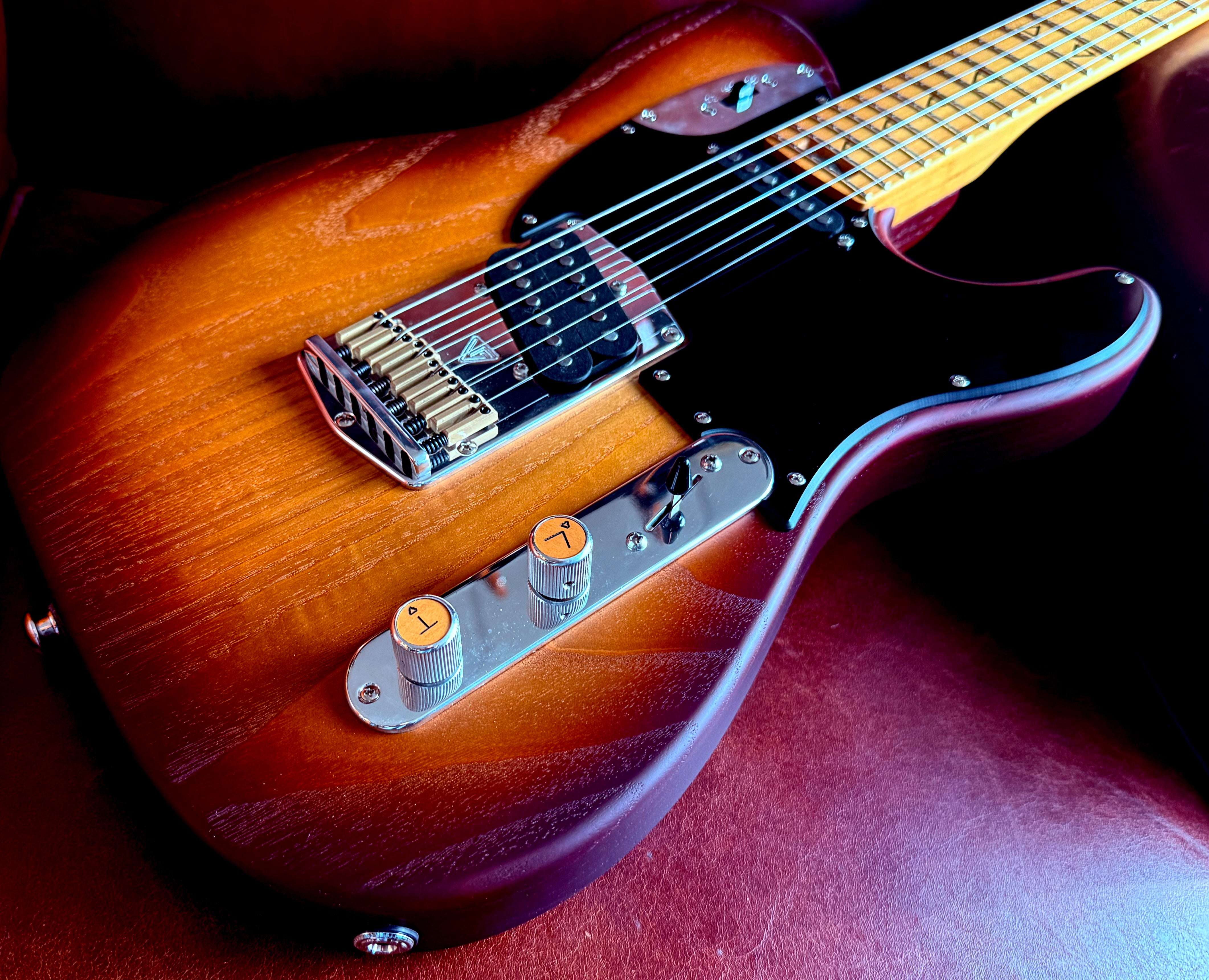 Valiant Titan Sunburst, Electric Guitar for sale at Richards Guitars.