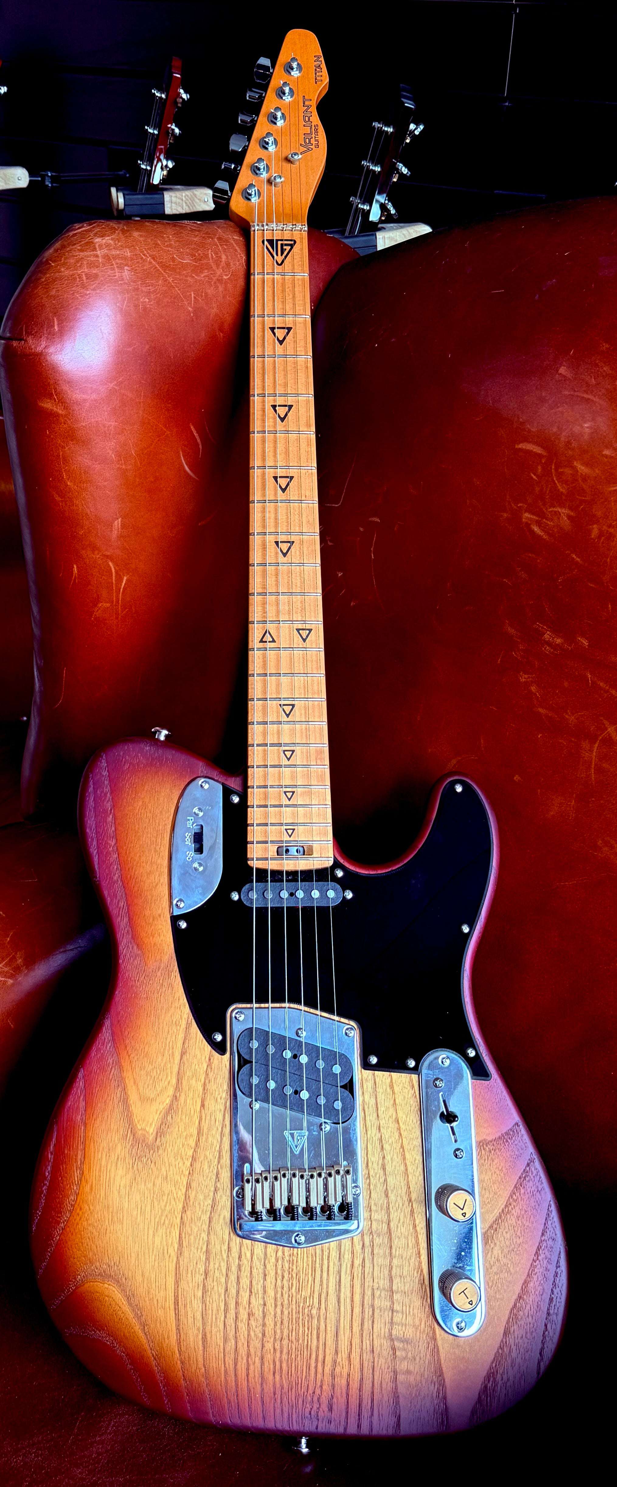 Valiant Titan Sunburst, Electric Guitar for sale at Richards Guitars.