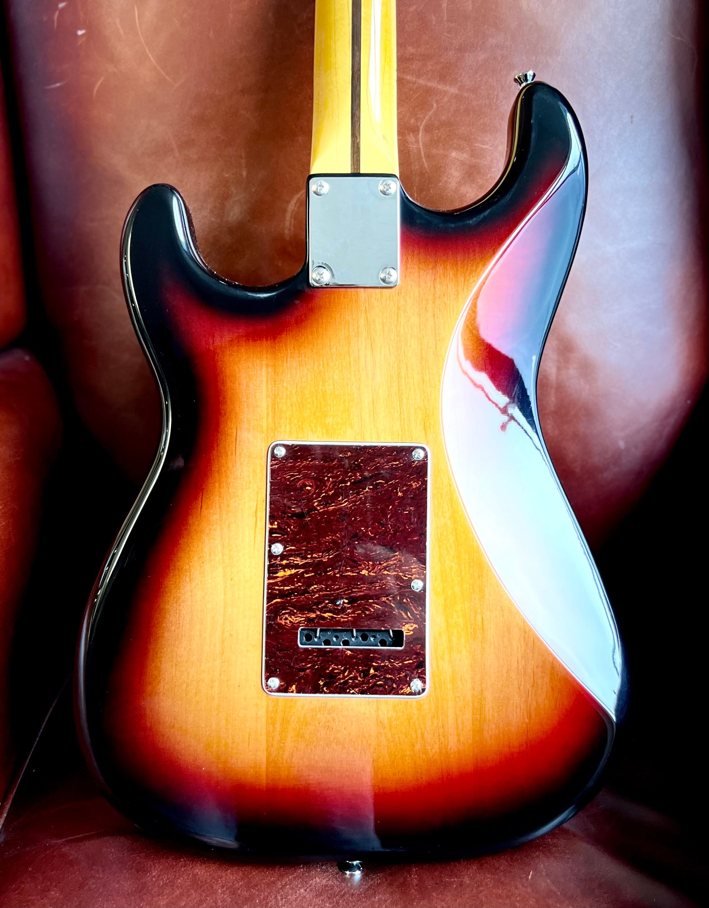 Vintage V6M ReIssued Electric Guitar ~ Sunburst, Electric Guitar for sale at Richards Guitars.