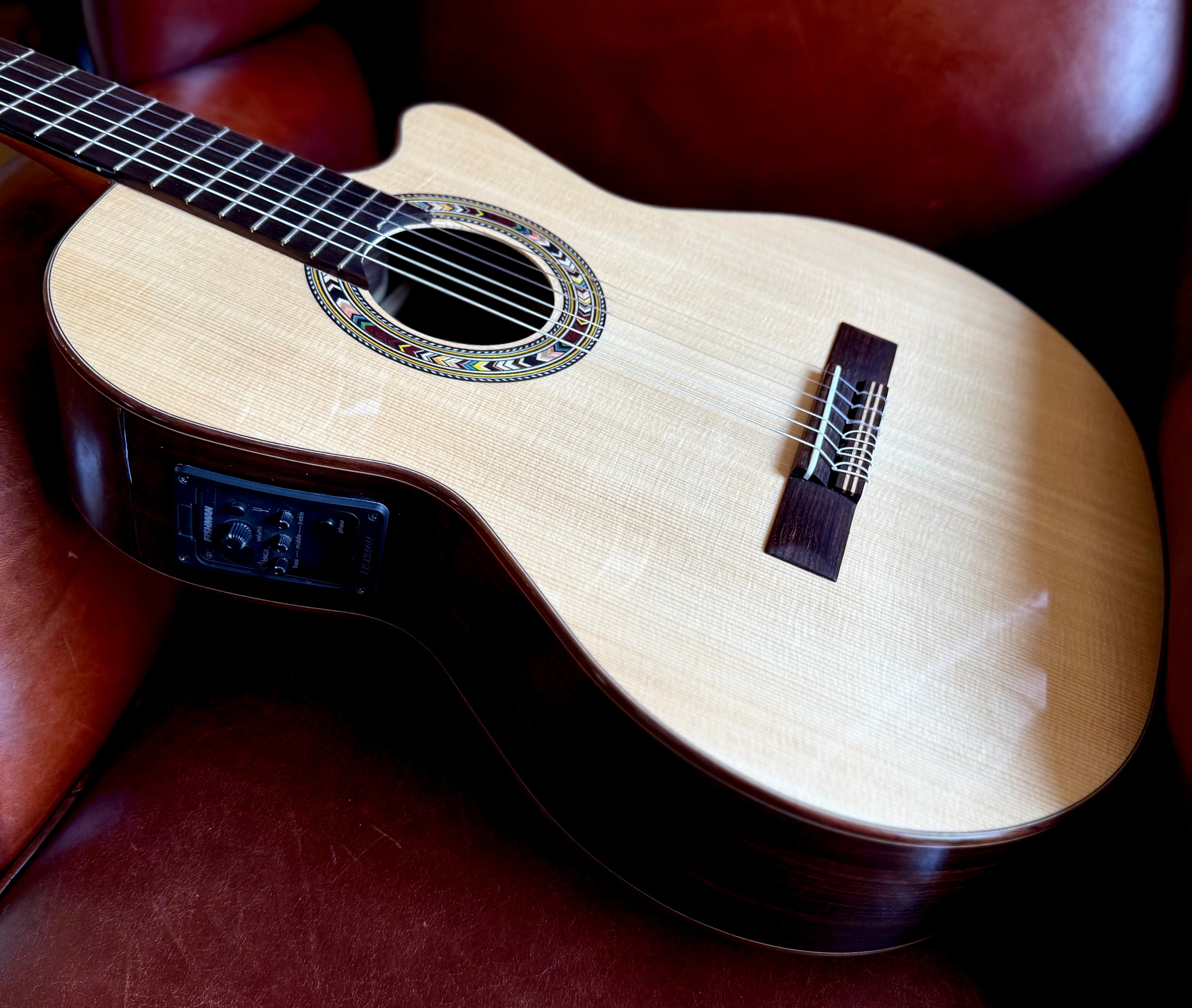 Kremona F65CWS, Solid Spruce, Indian Rosewood Back & Sides,  Hand Made Electro Nylon Strung Guitar