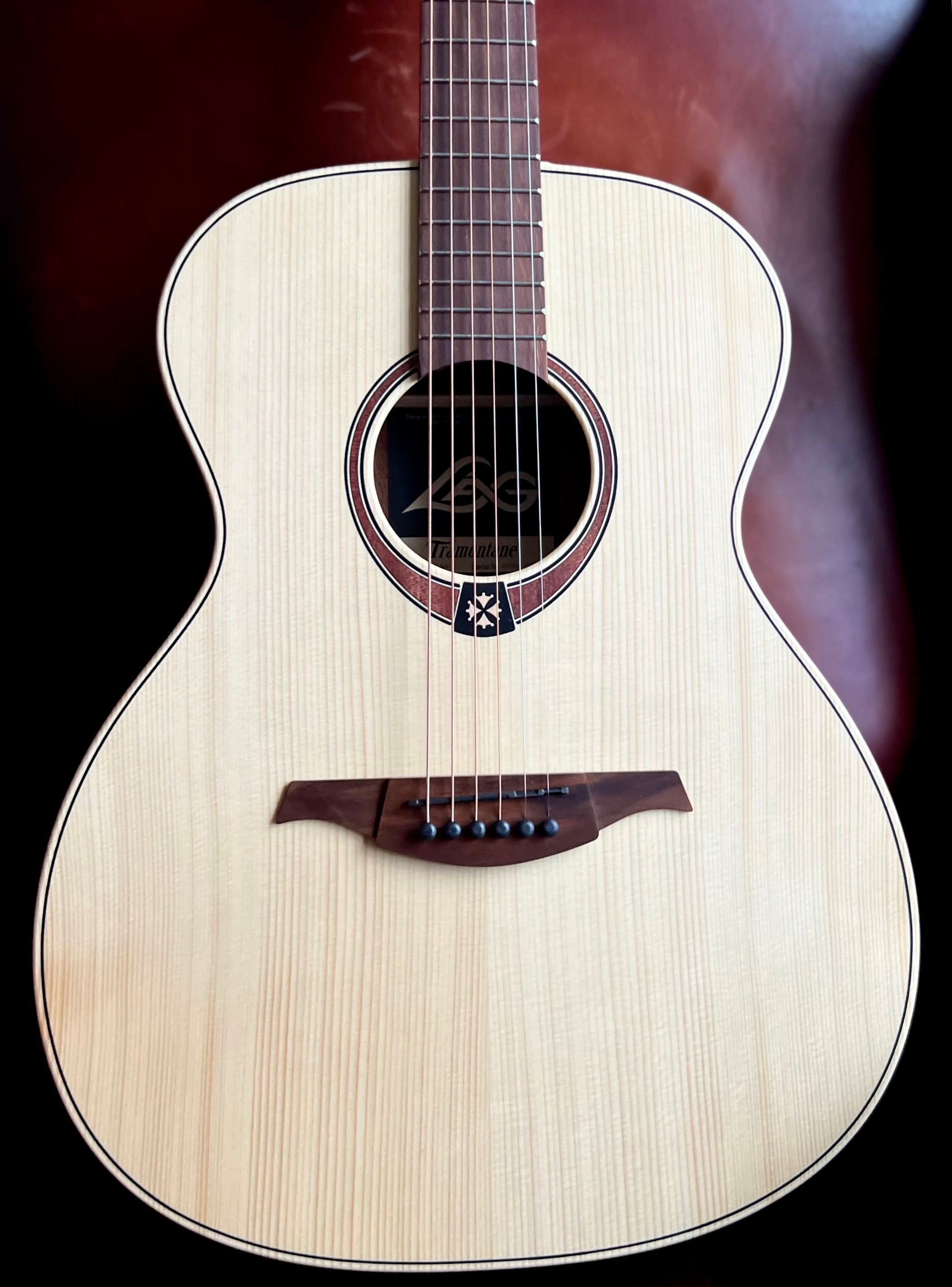 LAG T70A Satin Finish Auditorium Acoustic Guitar, Acoustic Guitar for sale at Richards Guitars.