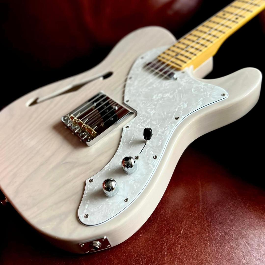 FGN Neoclassic TE 100M Ash Thinline White Blonde, Electric Guitar for sale at Richards Guitars.