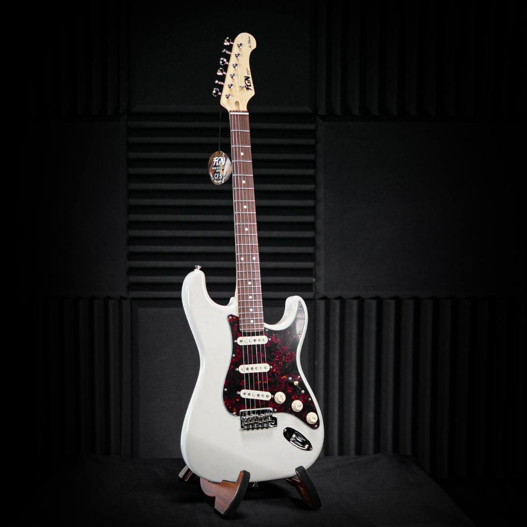 FGN Neoclassic NST100RAL (Alder Vintage White), Electric Guitar for sale at Richards Guitars.