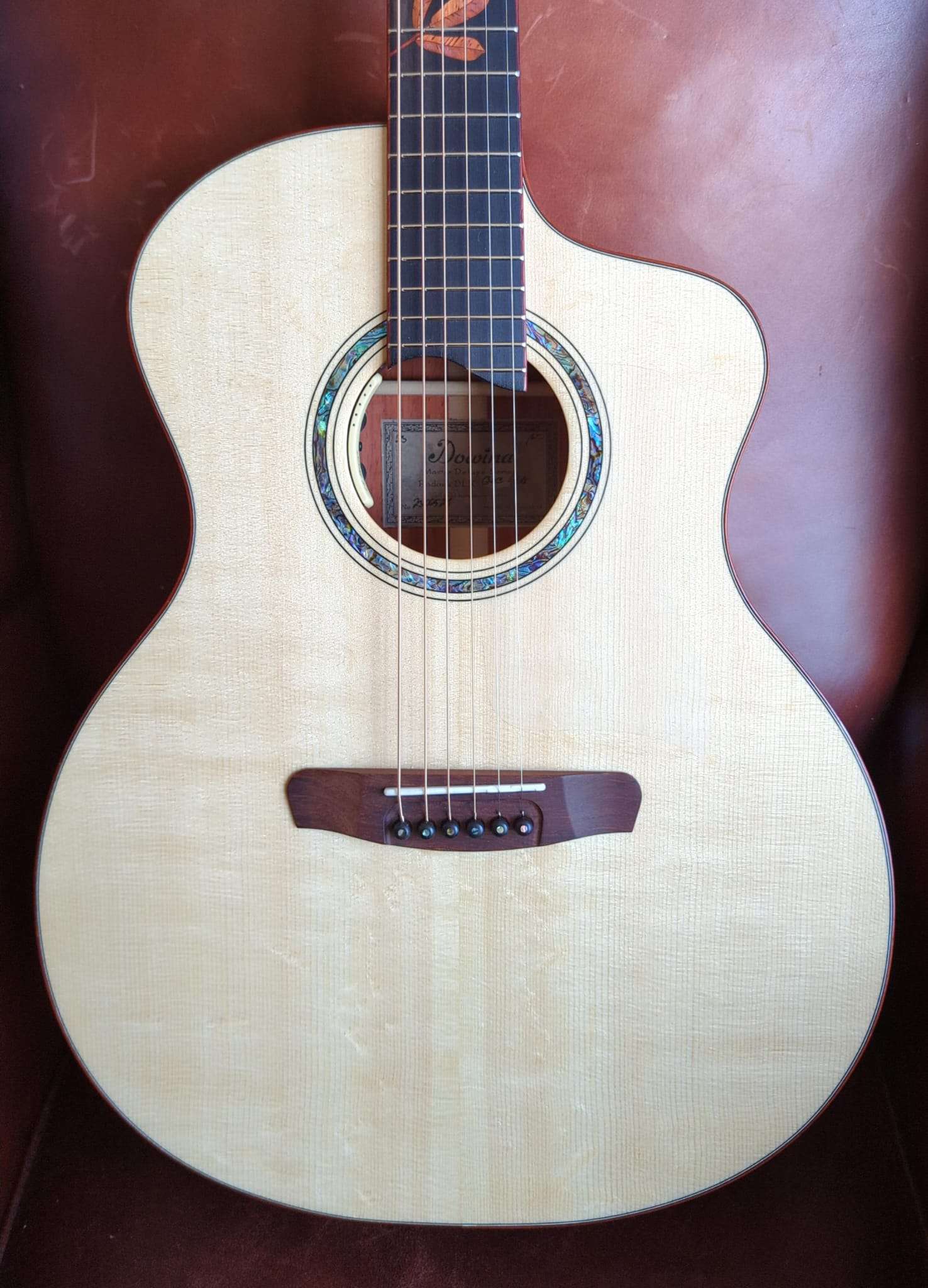 Dowina Padauk DLX GAC TSWS with LR Baggs Anthem (used), Electro Acoustic Guitar for sale at Richards Guitars.
