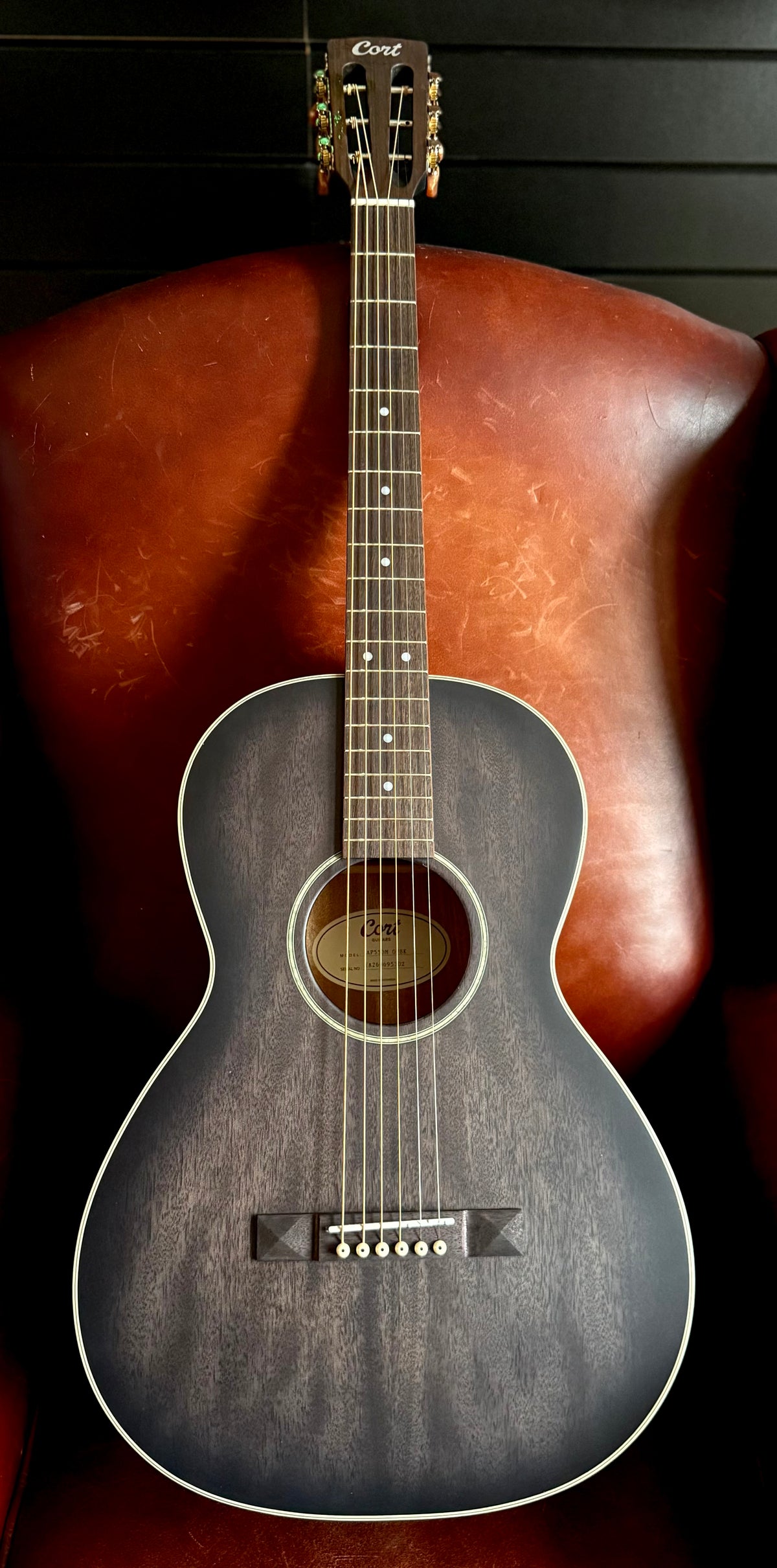 Cort AP550M OPBK Parlor Guitar  Inc. Pro Setup & Gig Bag. Wonderful Small Body Acoustic (Copy)