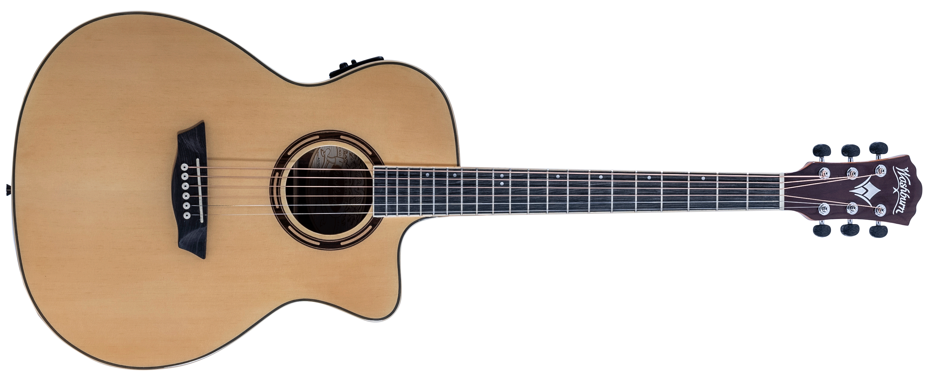 Washburn AG70CE Grand Auditorium - Natural Electro Acoustic Guitar, Electro Acoustic Guitar for sale at Richards Guitars.