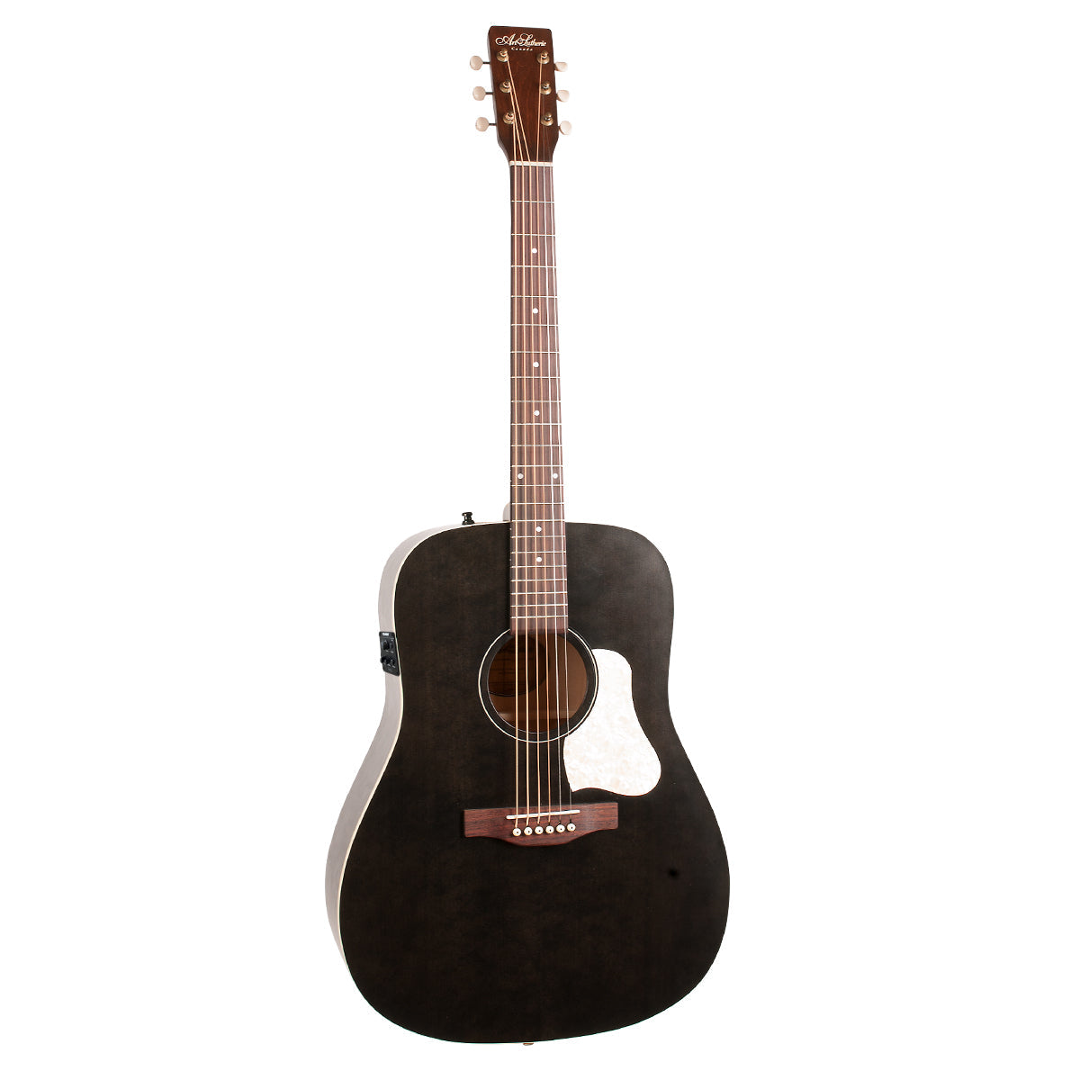 Art & Lutherie Americana Electro-Acoustic Guitar ~ Faded Black ~ PreSys II, Electro Acoustic Guitar for sale at Richards Guitars.