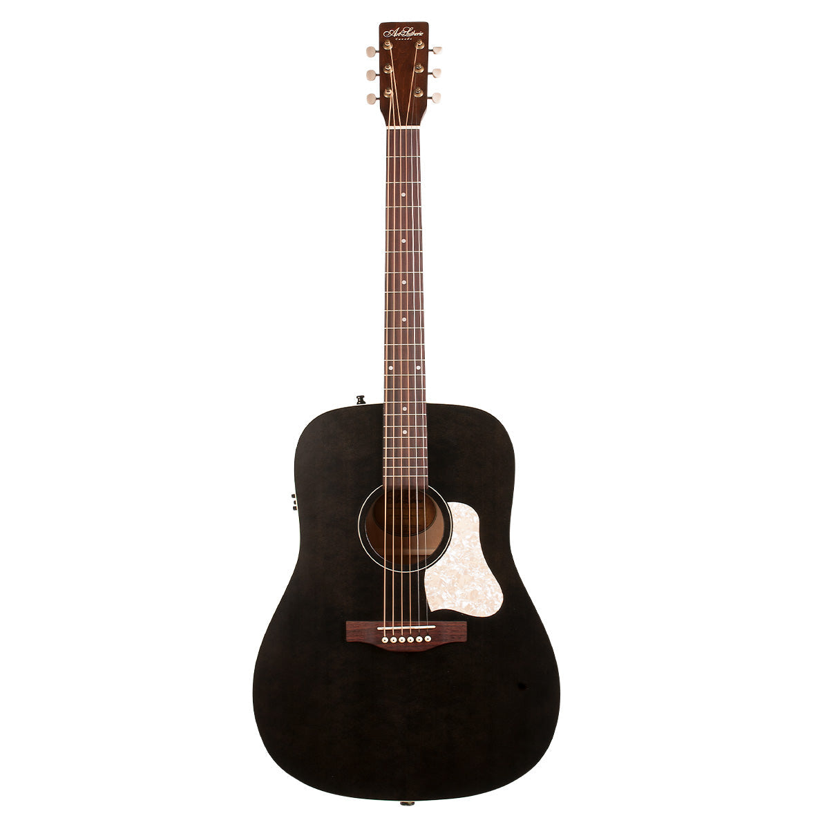 Art & Lutherie Americana Electro-Acoustic Guitar ~ Faded Black ~ PreSys II, Electro Acoustic Guitar for sale at Richards Guitars.