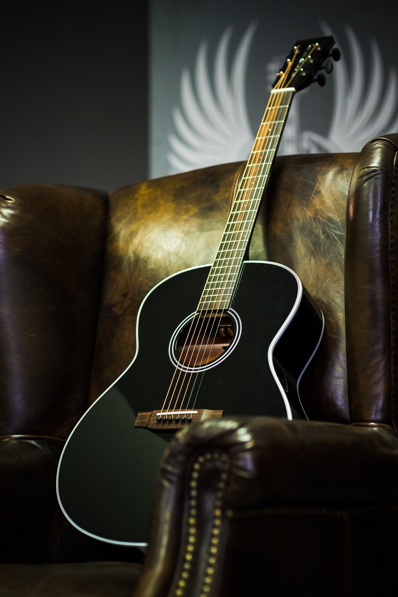 Auden Austin Black Series Spruce Mahogany Cutaway Electro Acoustic Guitar