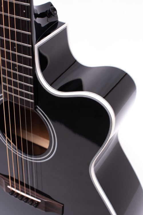 Auden Austin Black Series Spruce Mahogany Cutaway Electro Acoustic Guitar, Electro Acoustic Guitar for sale at Richards Guitars.