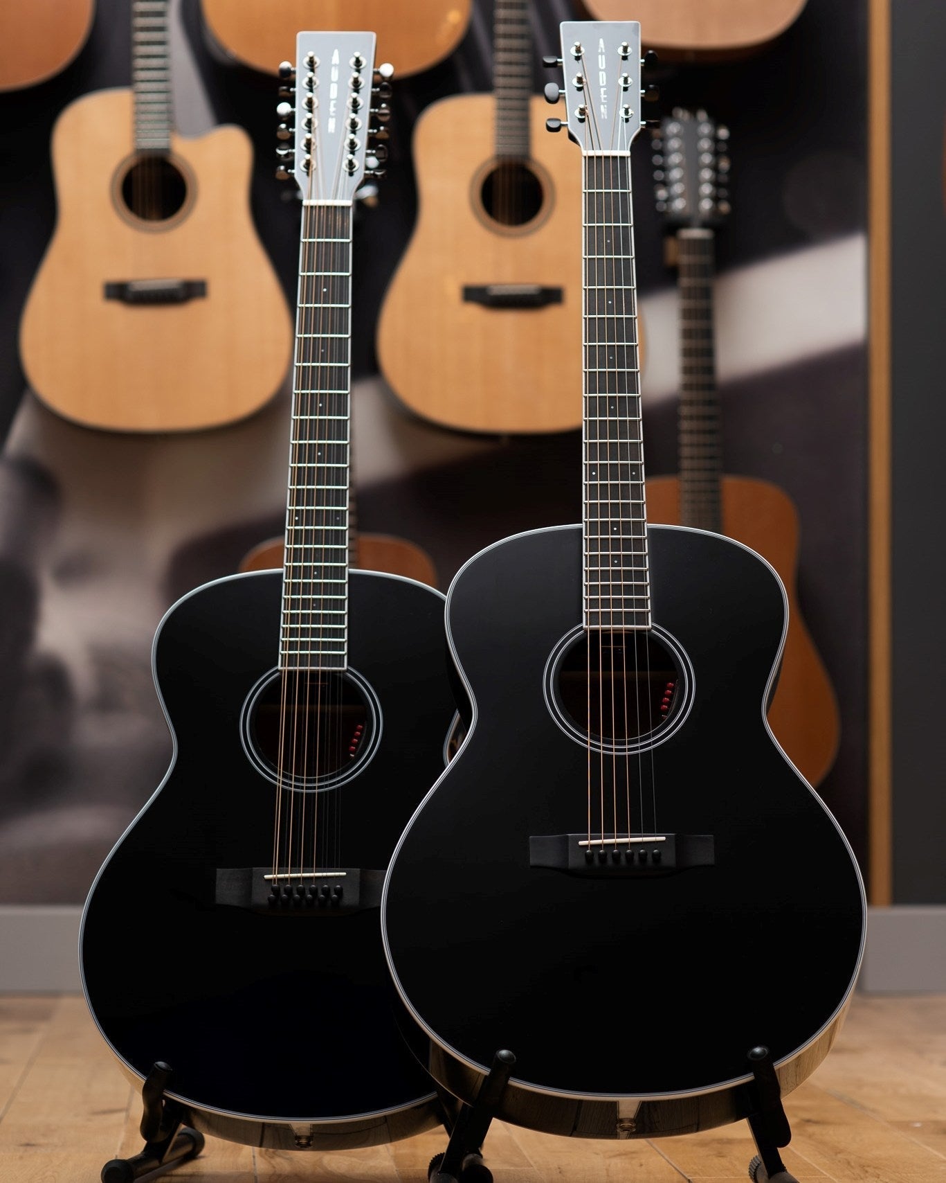 Auden Austin Black Series Spruce Mahogany Full Body Electro Acoustic Guitar, Electro Acoustic Guitar for sale at Richards Guitars.