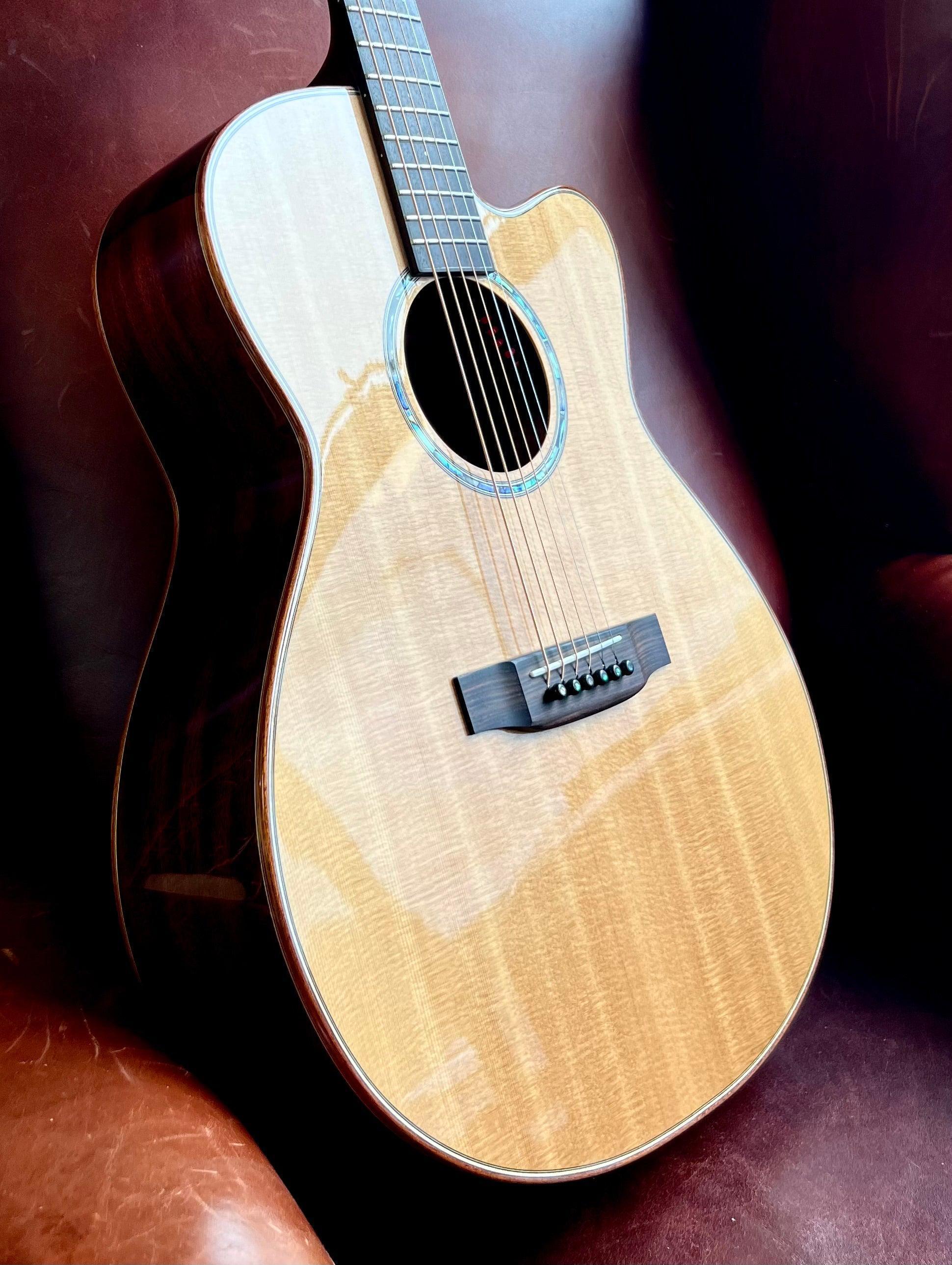 Auden Austin Mahogany Cutaway, Electro Acoustic Guitar for sale at Richards Guitars.