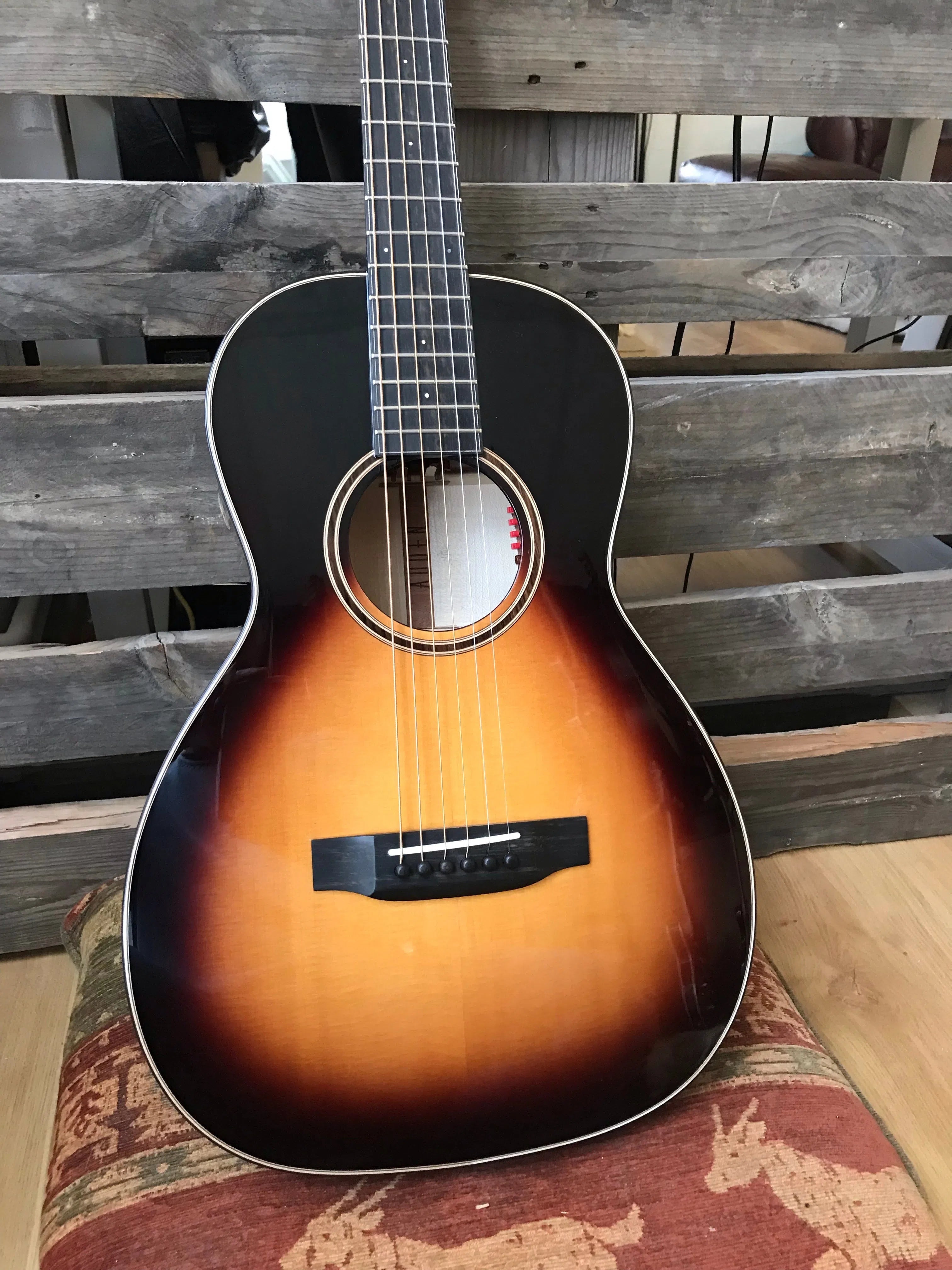 Auden Golden Sunburst Emily Rose Spruce/Maple Full Body., Electro Acoustic Guitar for sale at Richards Guitars.