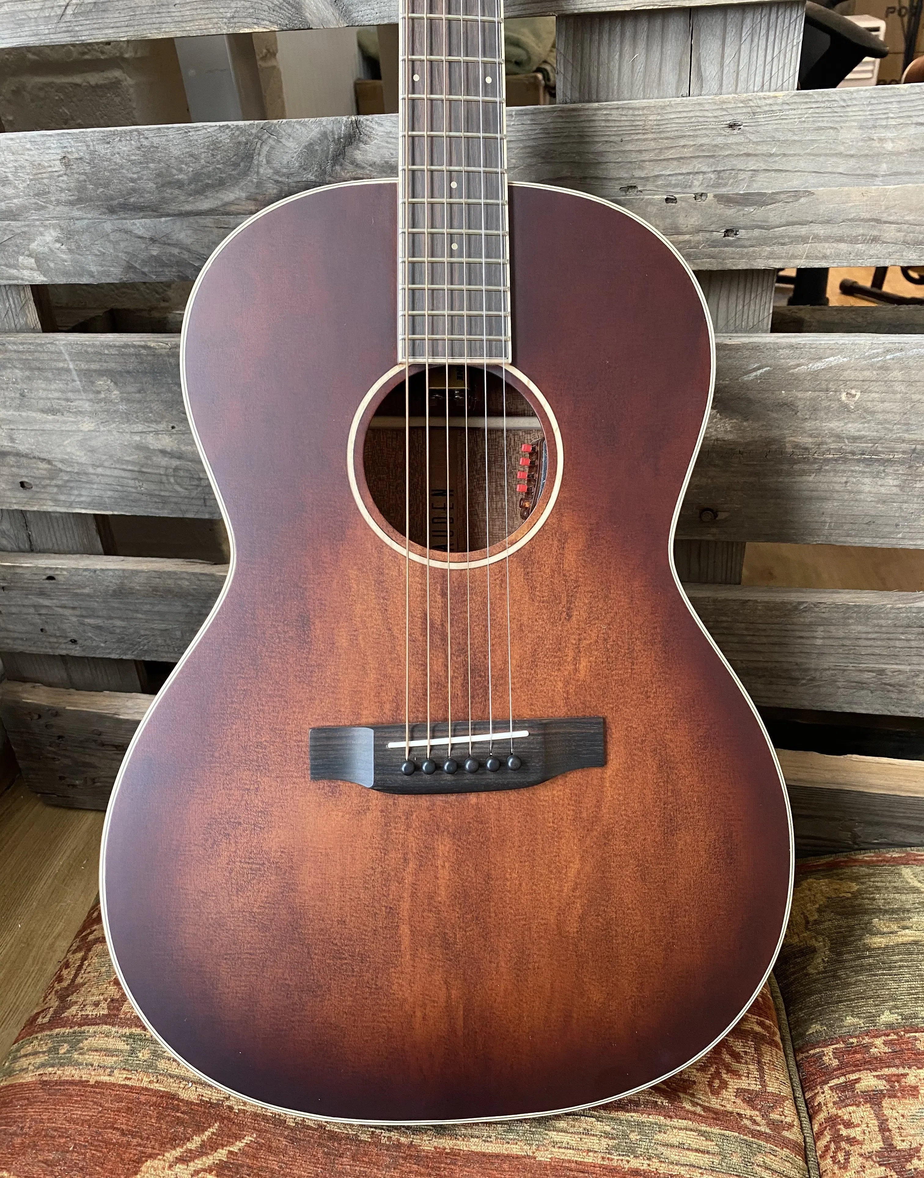 Auden Tobacco Julia Electro Acoustic Guitar, Electro Acoustic Guitar for sale at Richards Guitars.