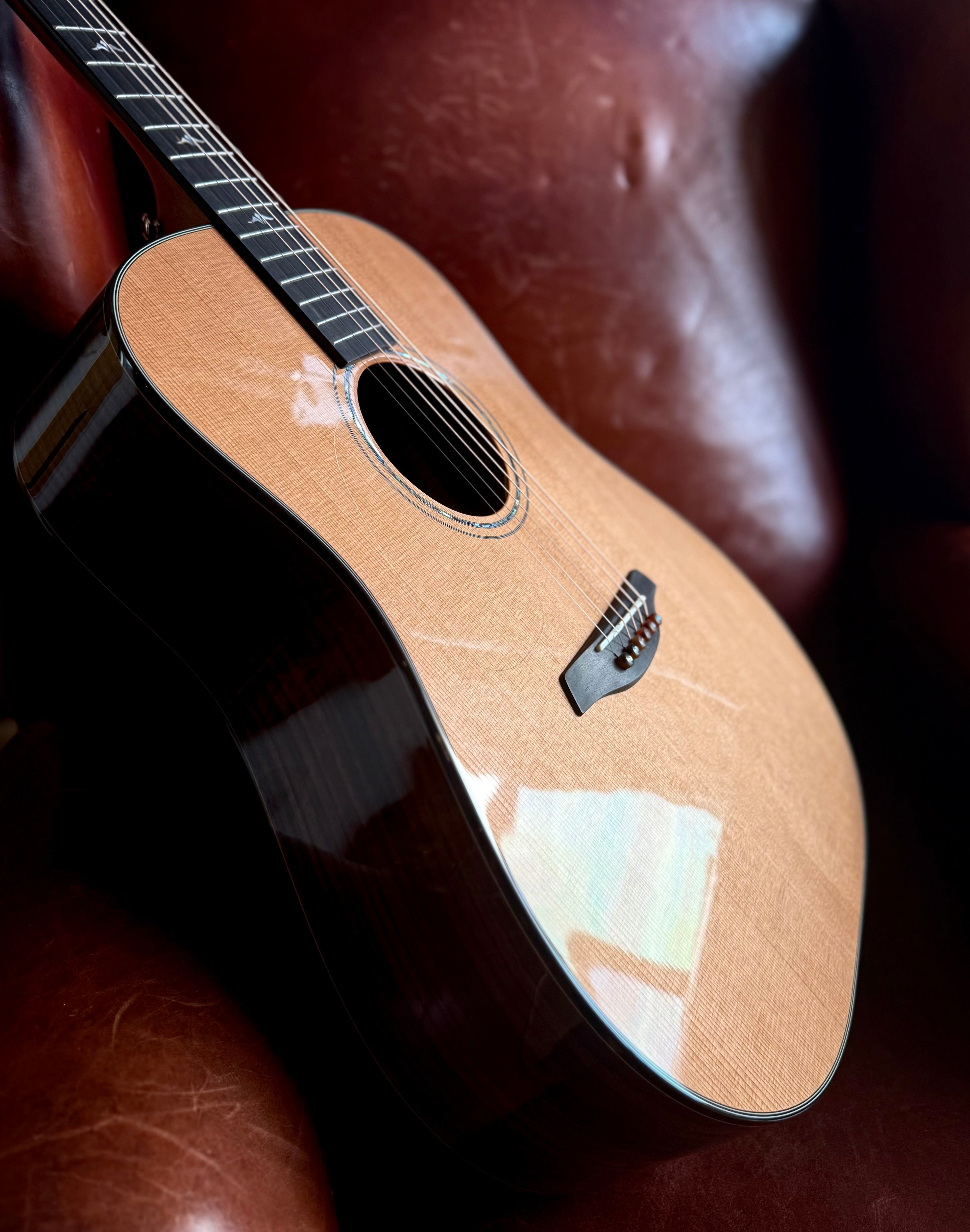 Furch Yellow D-CR Dreadnought Acoustic Guitar (With Option Of Original 23CR  Inlays - A Worldwde No Cost Exclusive)  (2025 CNR Active Upgrade Model) Left Handed