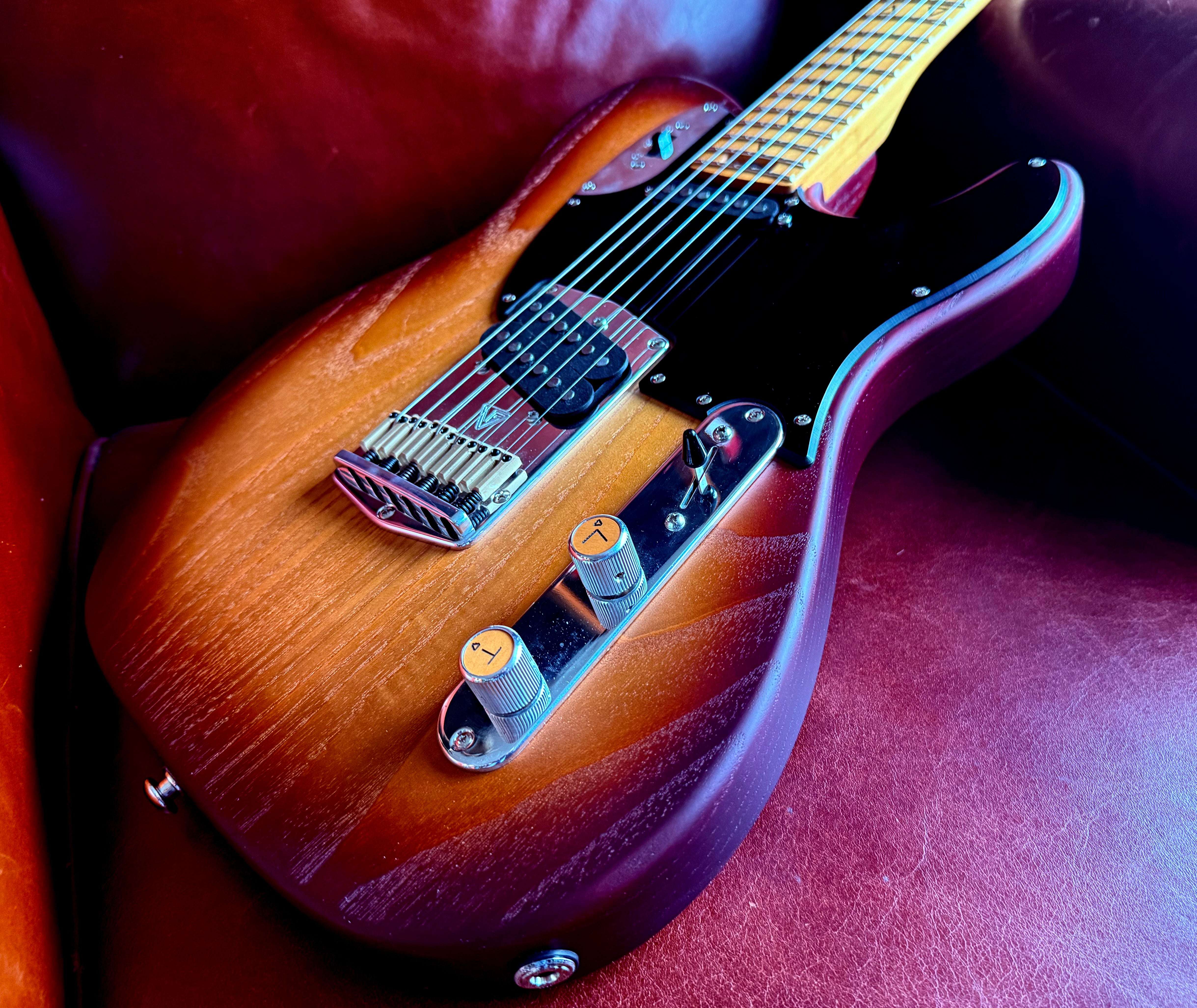 Valiant Titan Sunburst, Electric Guitar for sale at Richards Guitars.