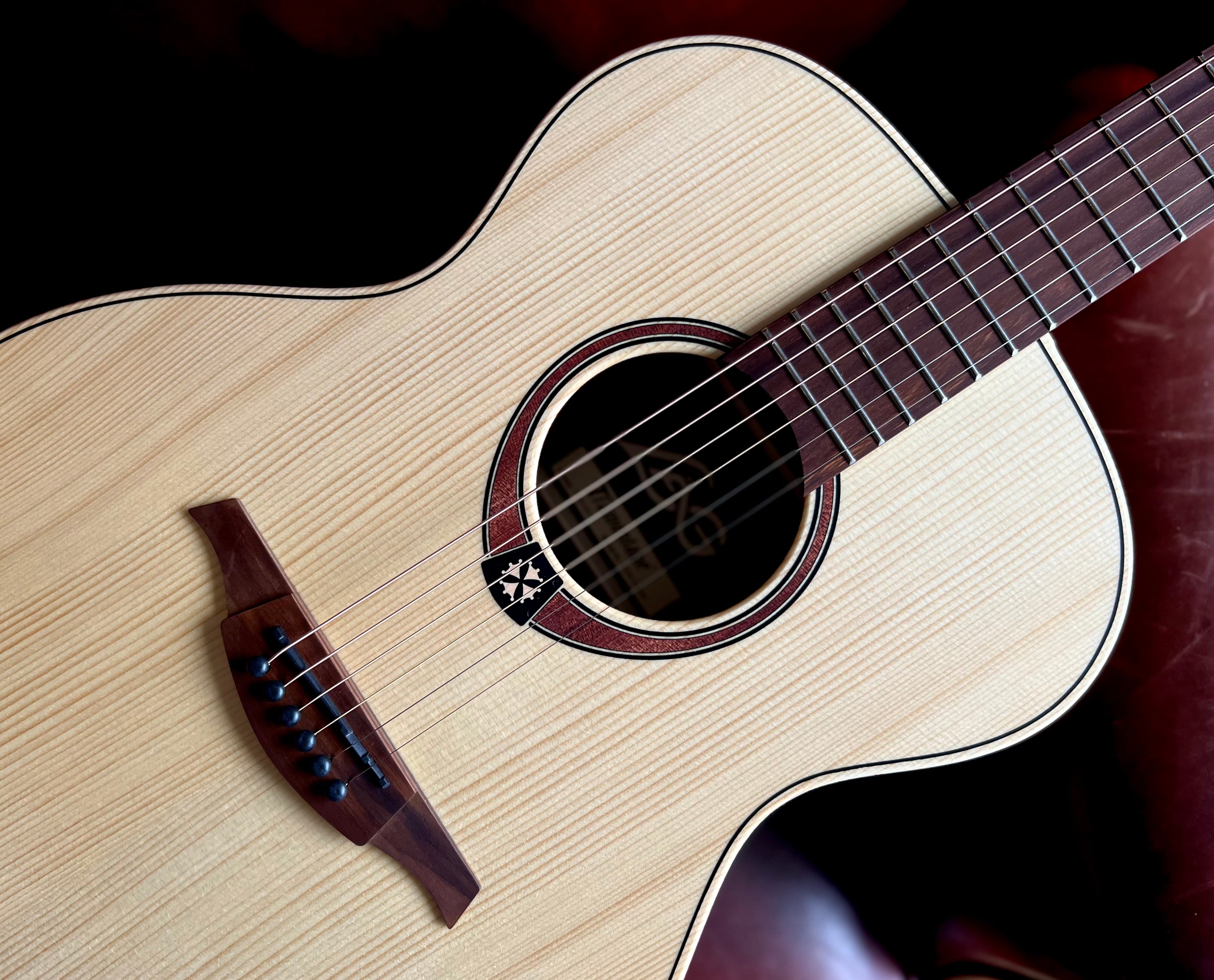 LAG T70A Satin Finish Auditorium Acoustic Guitar, Acoustic Guitar for sale at Richards Guitars.