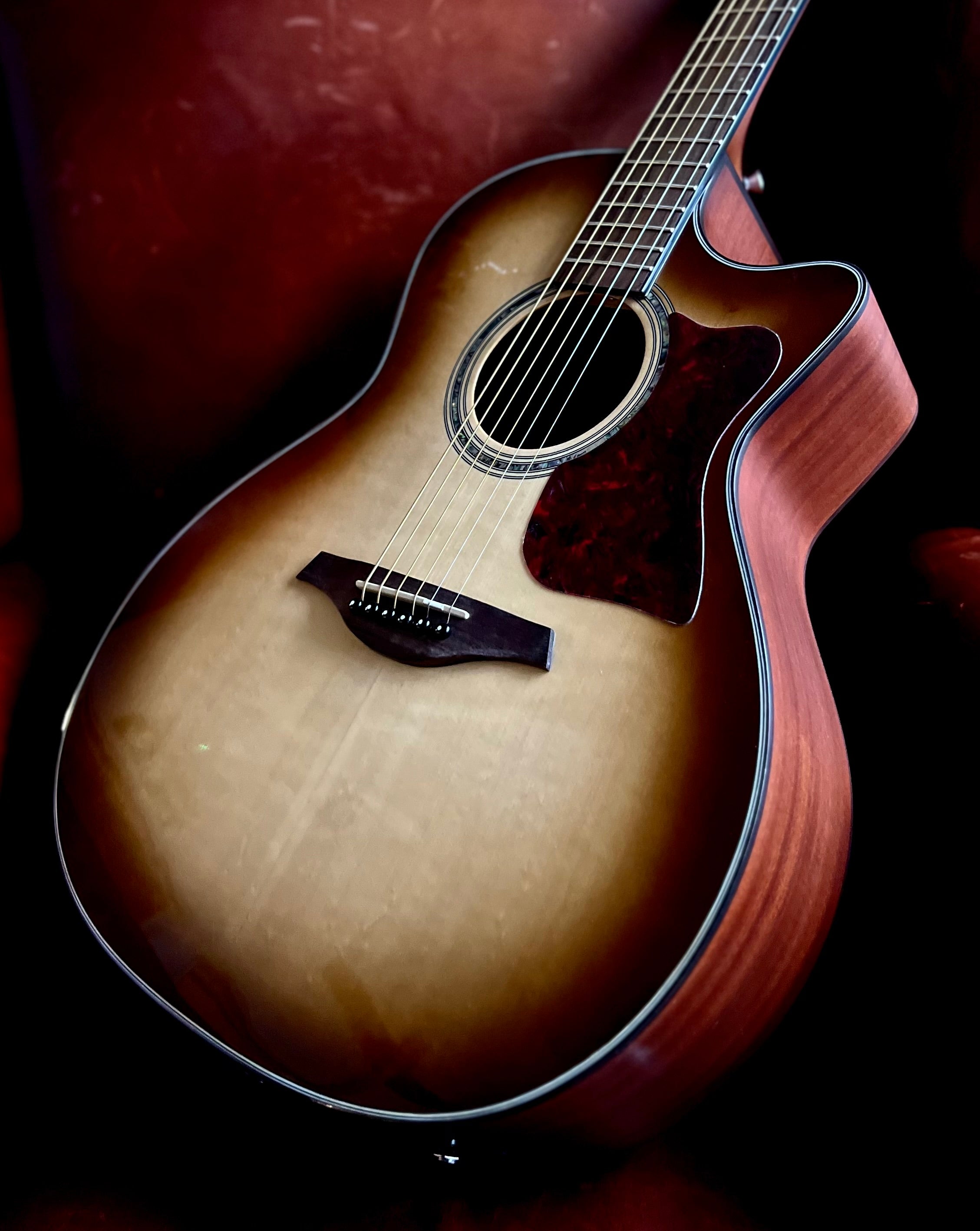 Vintage VGA990 Electro-Acoustic Sweetwater Guitar ~ Sunburst, Electro Acoustic Guitar for sale at Richards Guitars.