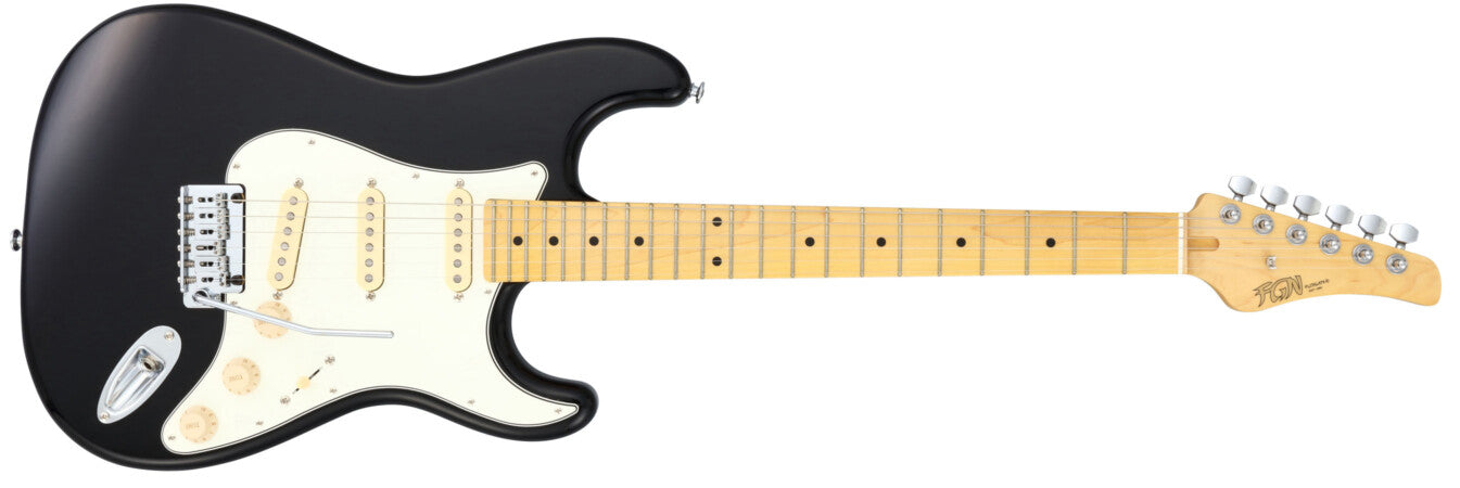 FGN Guitars Boundary BST Black, Electric Guitar for sale at Richards Guitars.