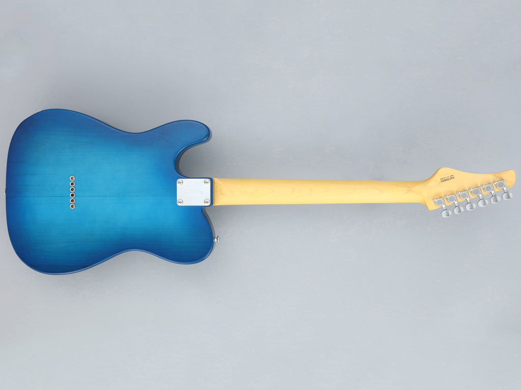 FGN Boundary BTL-M Trans Blue Burst, Electric Guitar for sale at Richards Guitars.