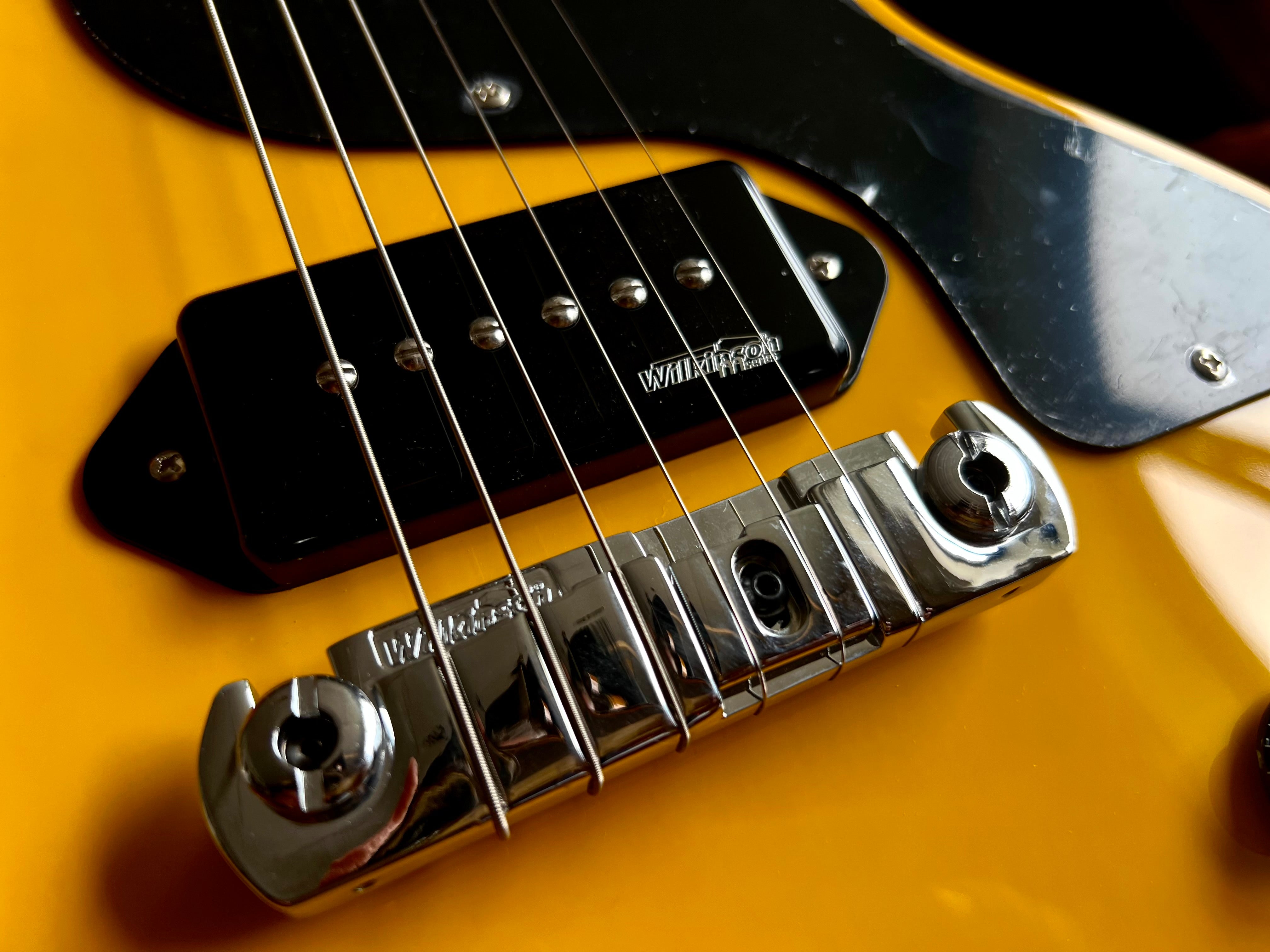 Vintage V120TVY ReIssued Electric Guitar ~ TV Yellow, Electric Guitar for sale at Richards Guitars.