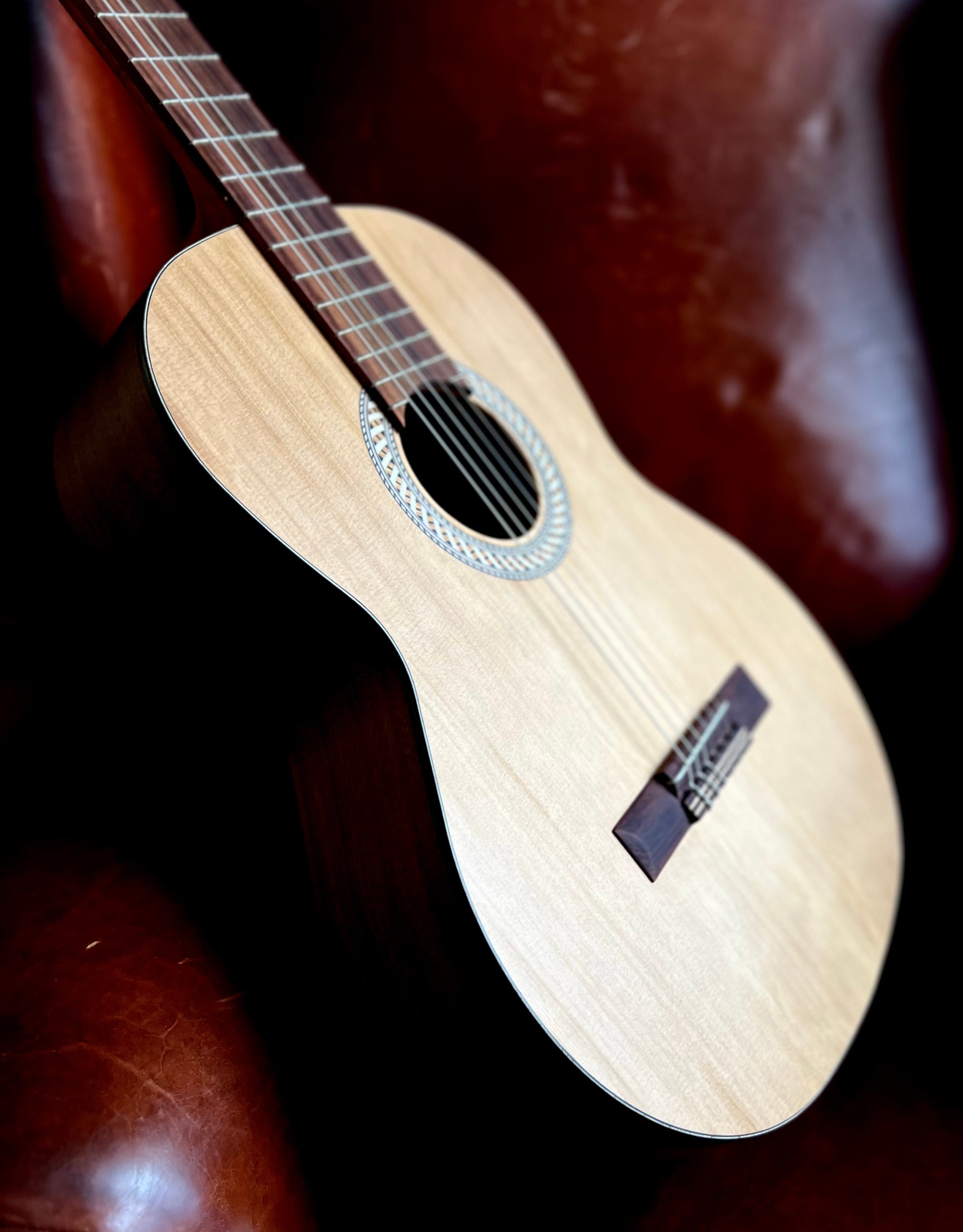 Kremona S65C-OP Open Pore, Solid Red Cedar, Sapelli Veneer, Electro Nylon Strung Guitar for sale at Richards Guitars.