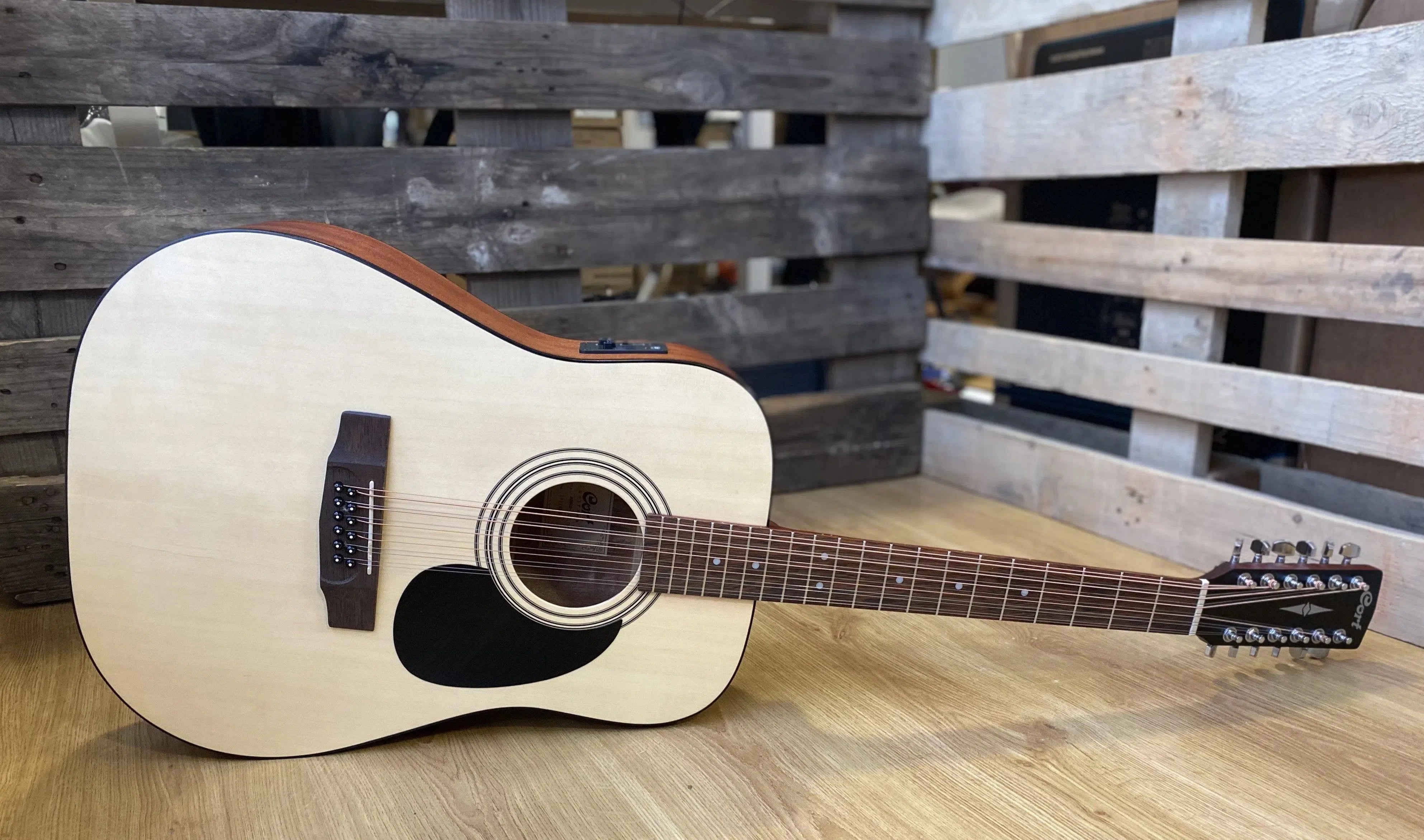 Cort AD810 12E Open Pore, Electro Acoustic Guitar for sale at Richards Guitars.