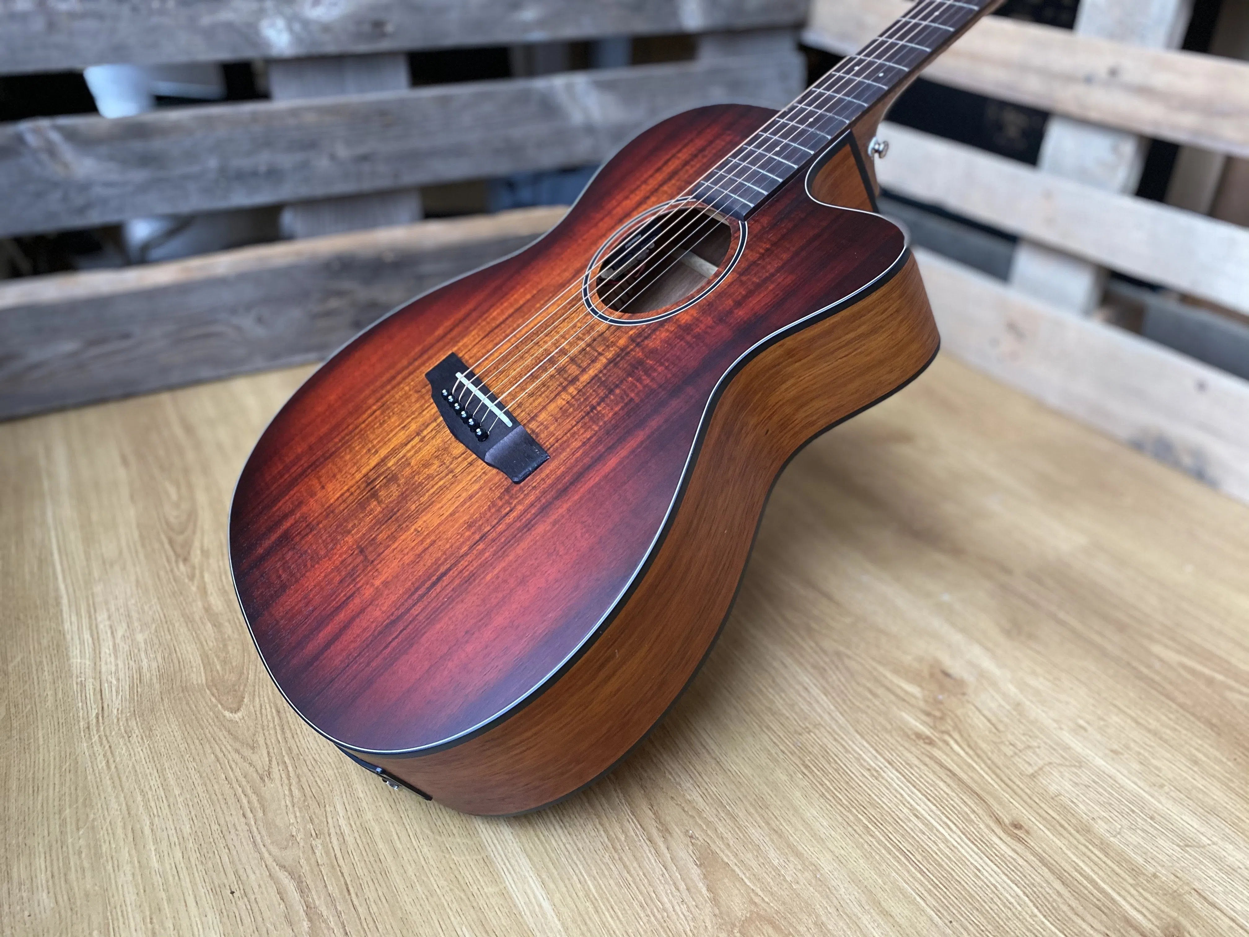 Cort Core-OC Blackwood All Solid Wood Electro Acoustic Guitar, Electro Acoustic Guitar for sale at Richards Guitars.