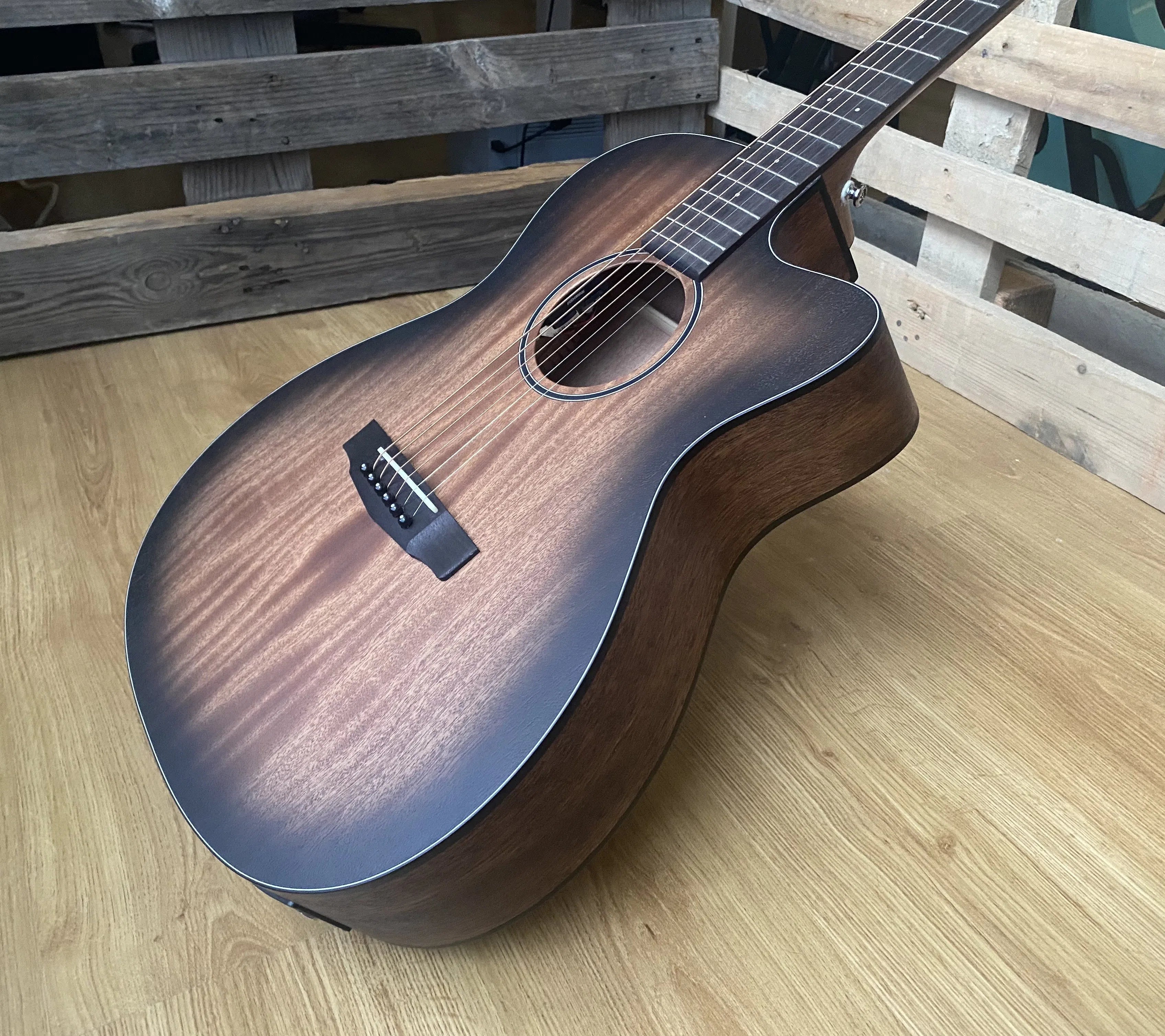 Cort Core-OC Mahogany All Solid Wood Electro Acoustic Guitar, Electro Acoustic Guitar for sale at Richards Guitars.