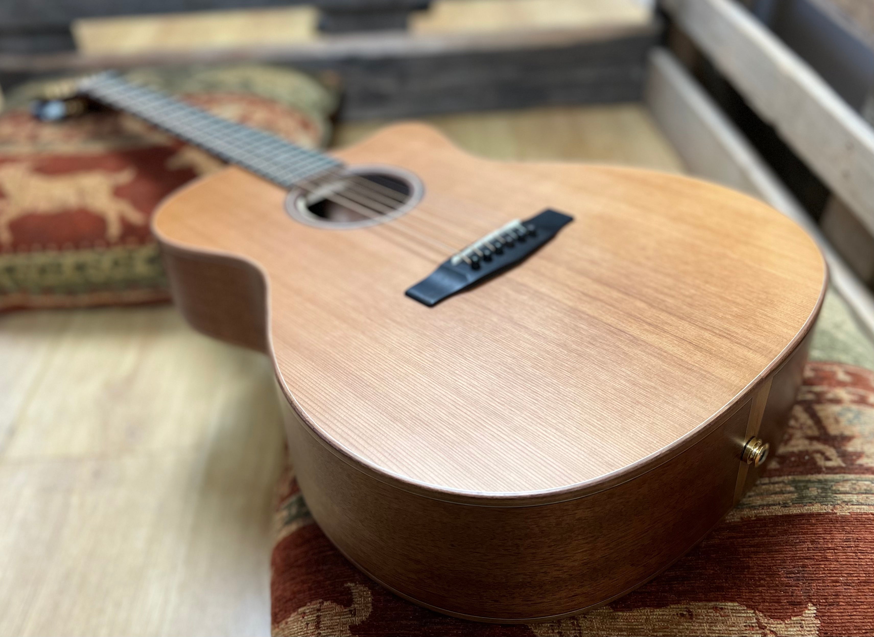 Cort Flow-OC Premium Grade All Solid Wood Electro Acoustic Guitar with LR Baggs Anthem, Electro Acoustic Guitar for sale at Richards Guitars.