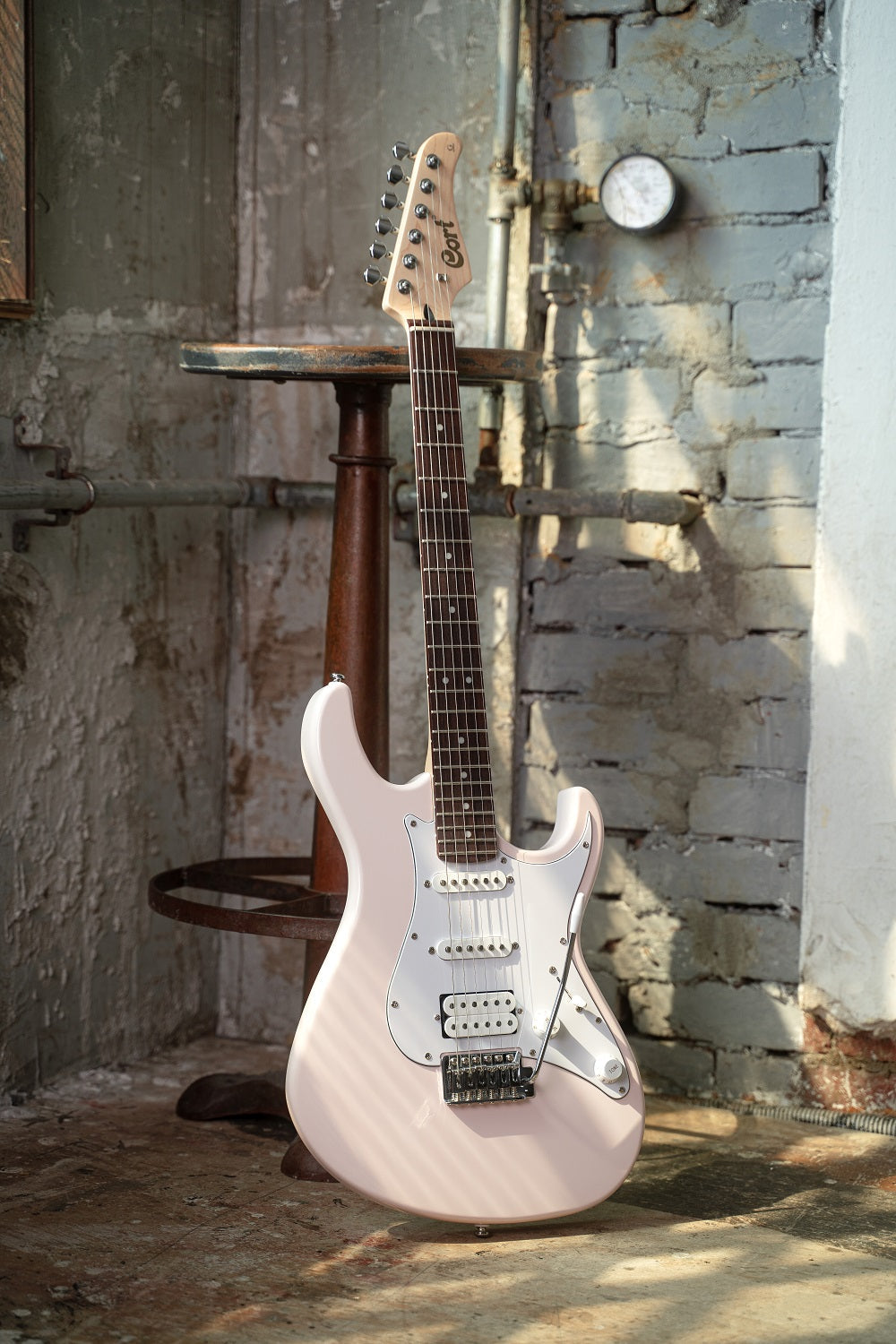 Cort G200 Pastel Pink, Electric Guitar for sale at Richards Guitars.