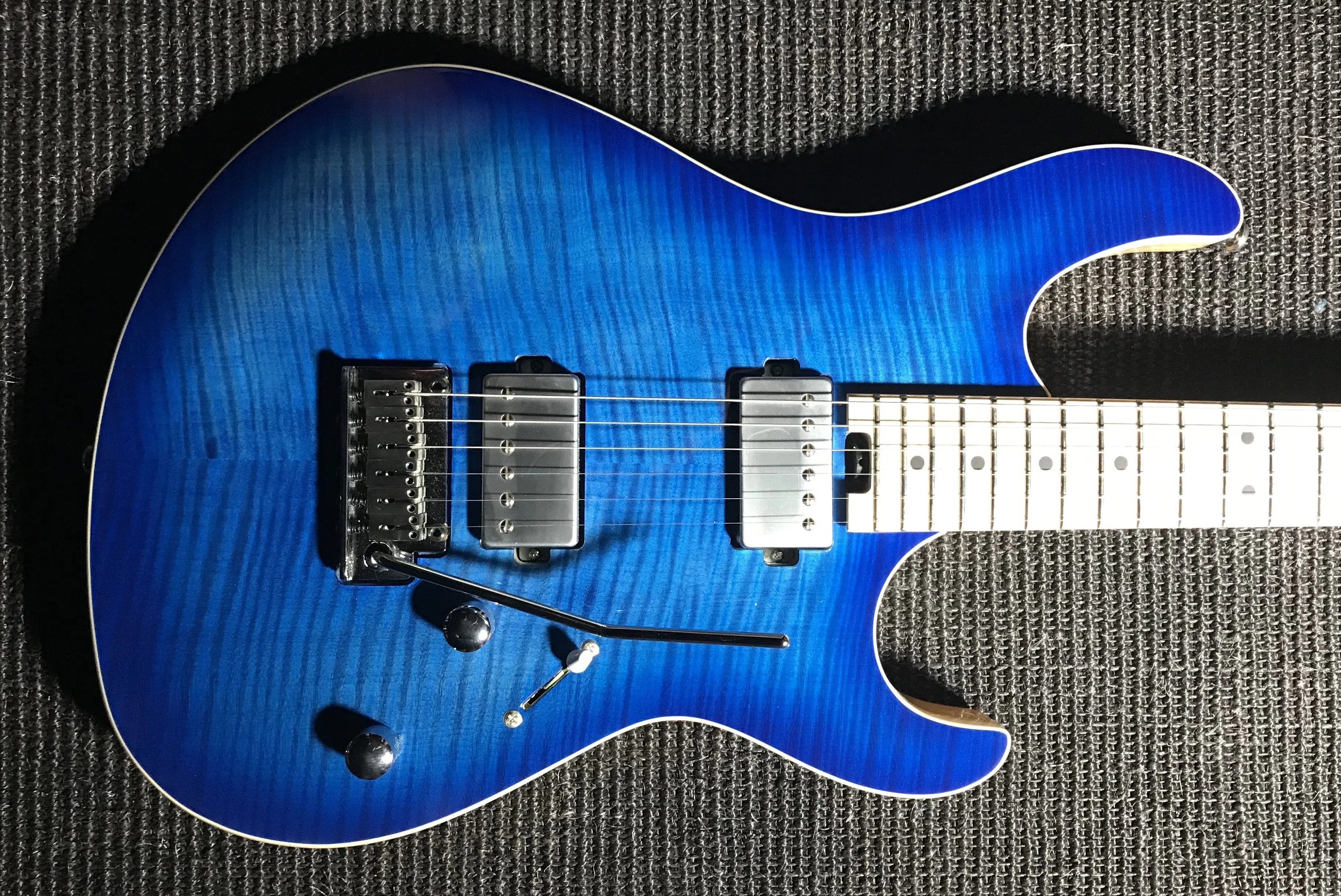 Cort G290 FAT II Bright Blue Burst, Electric Guitar for sale at Richards Guitars.