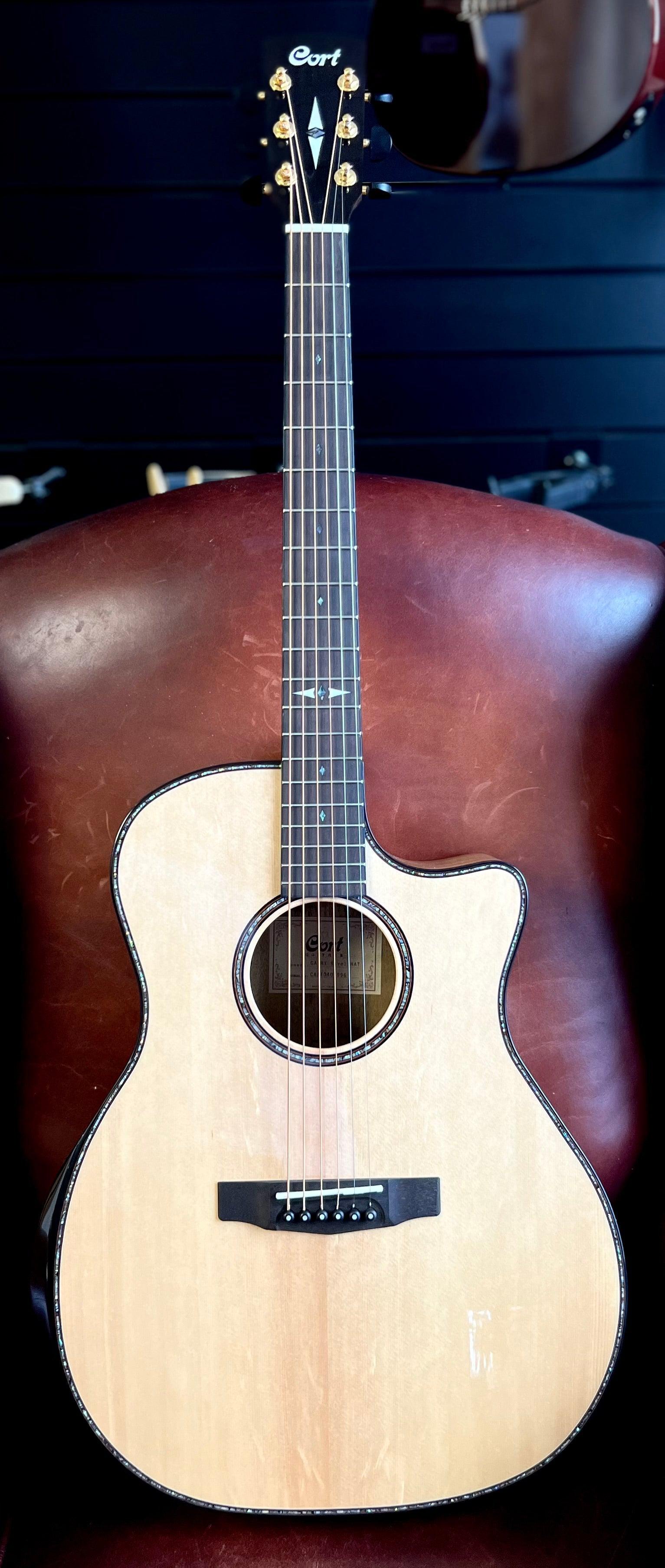 Cort GA MY Bevel Natural Electro Acoustic Guitar, Electro Acoustic Guitar for sale at Richards Guitars.