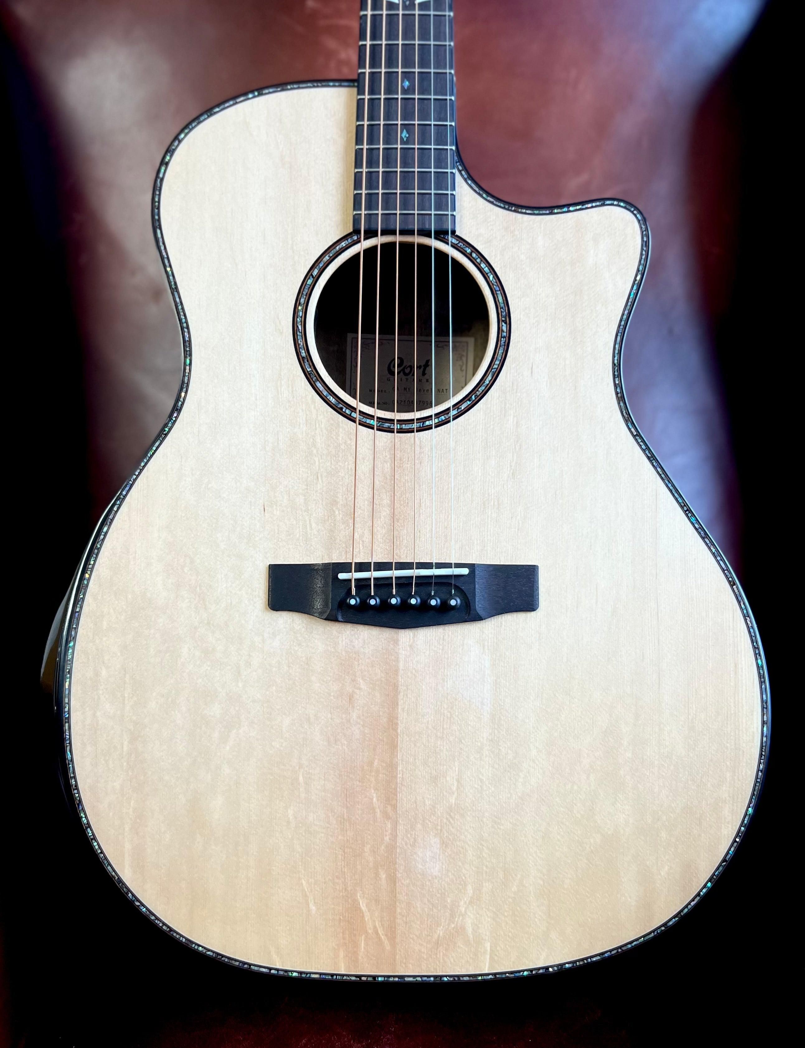 Cort GA MY Bevel Natural Electro Acoustic Guitar, Electro Acoustic Guitar for sale at Richards Guitars.